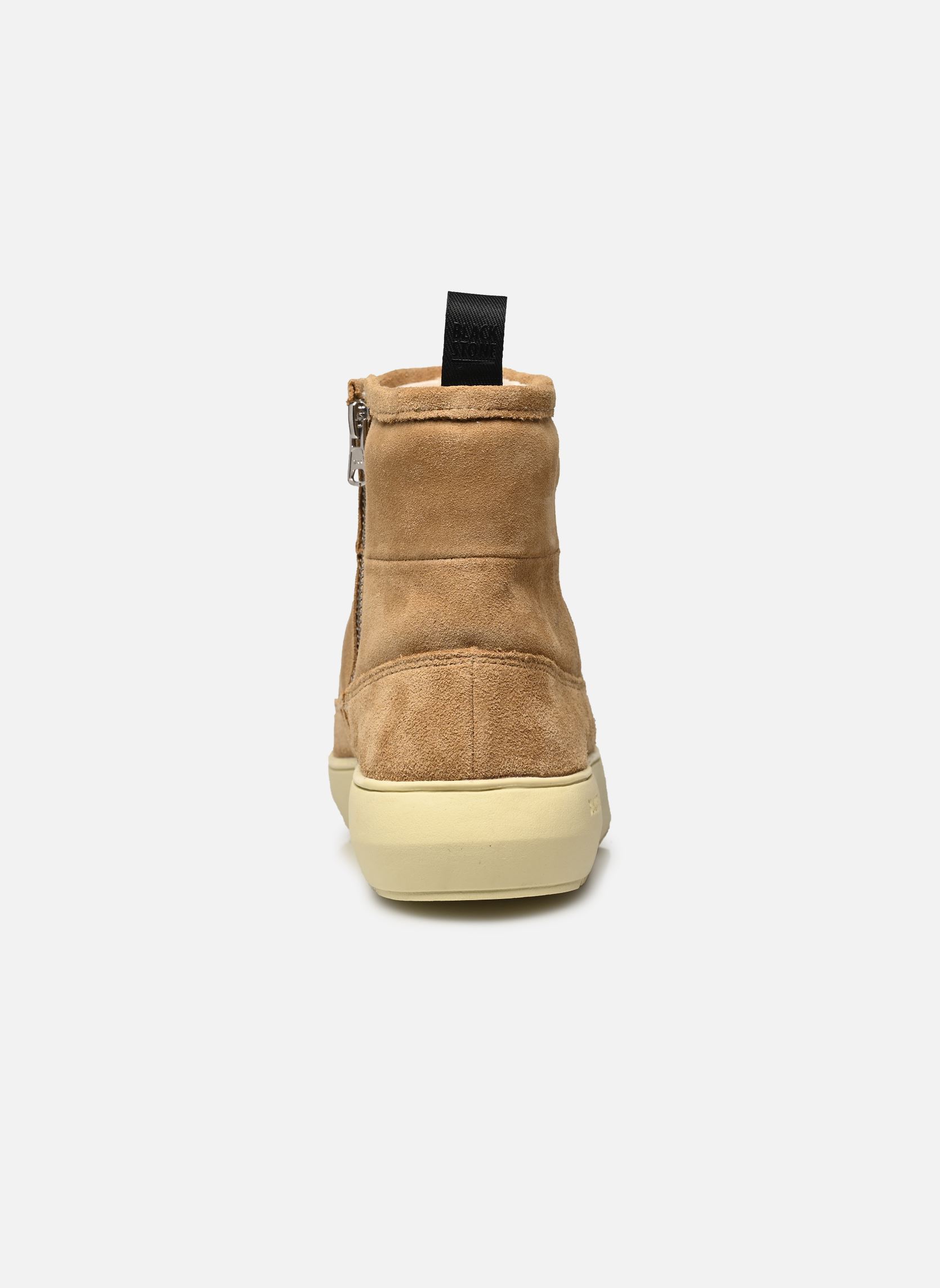 Gefütterte Stiefeletten AL214 damen braun Blackstone Gefütterte Stiefeletten AL214 damen braun candied ginger