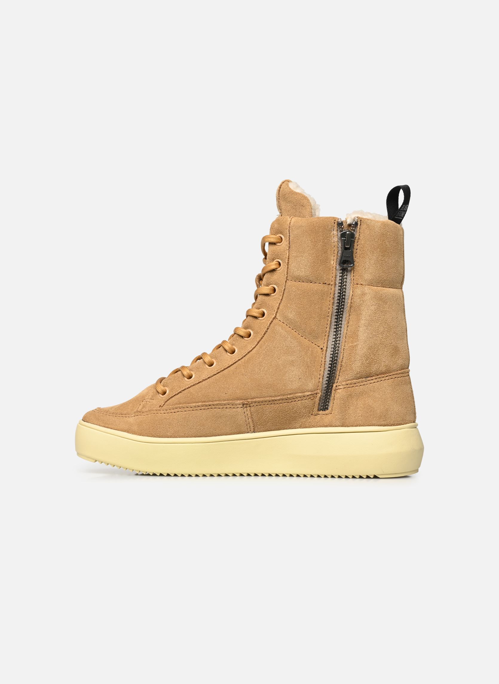 Gefütterte Stiefeletten AL215 damen braun Blackstone Gefütterte Stiefeletten AL215 damen braun candied ginger