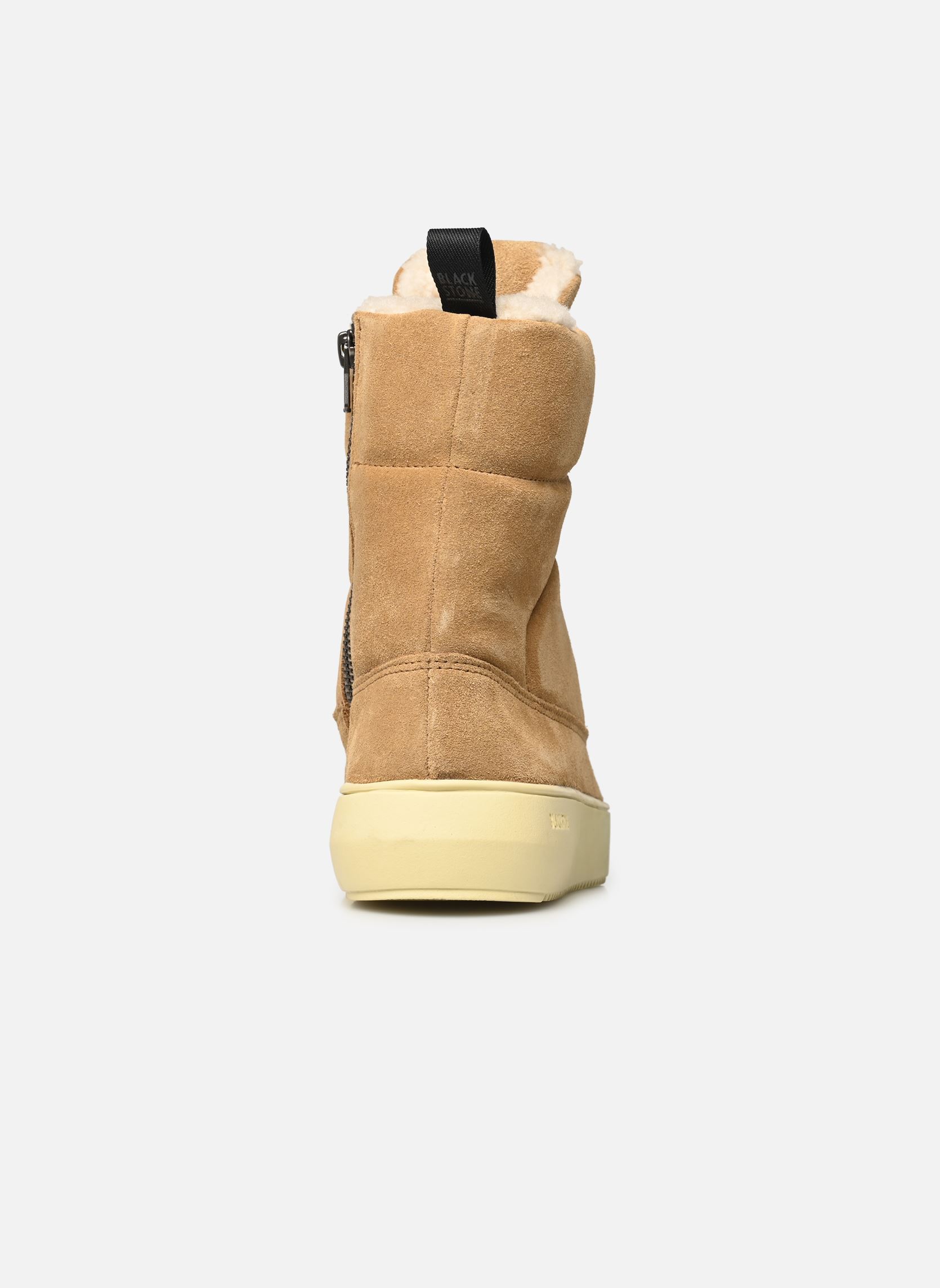 Gefütterte Stiefeletten AL215 damen braun Blackstone Gefütterte Stiefeletten AL215 damen braun candied ginger
