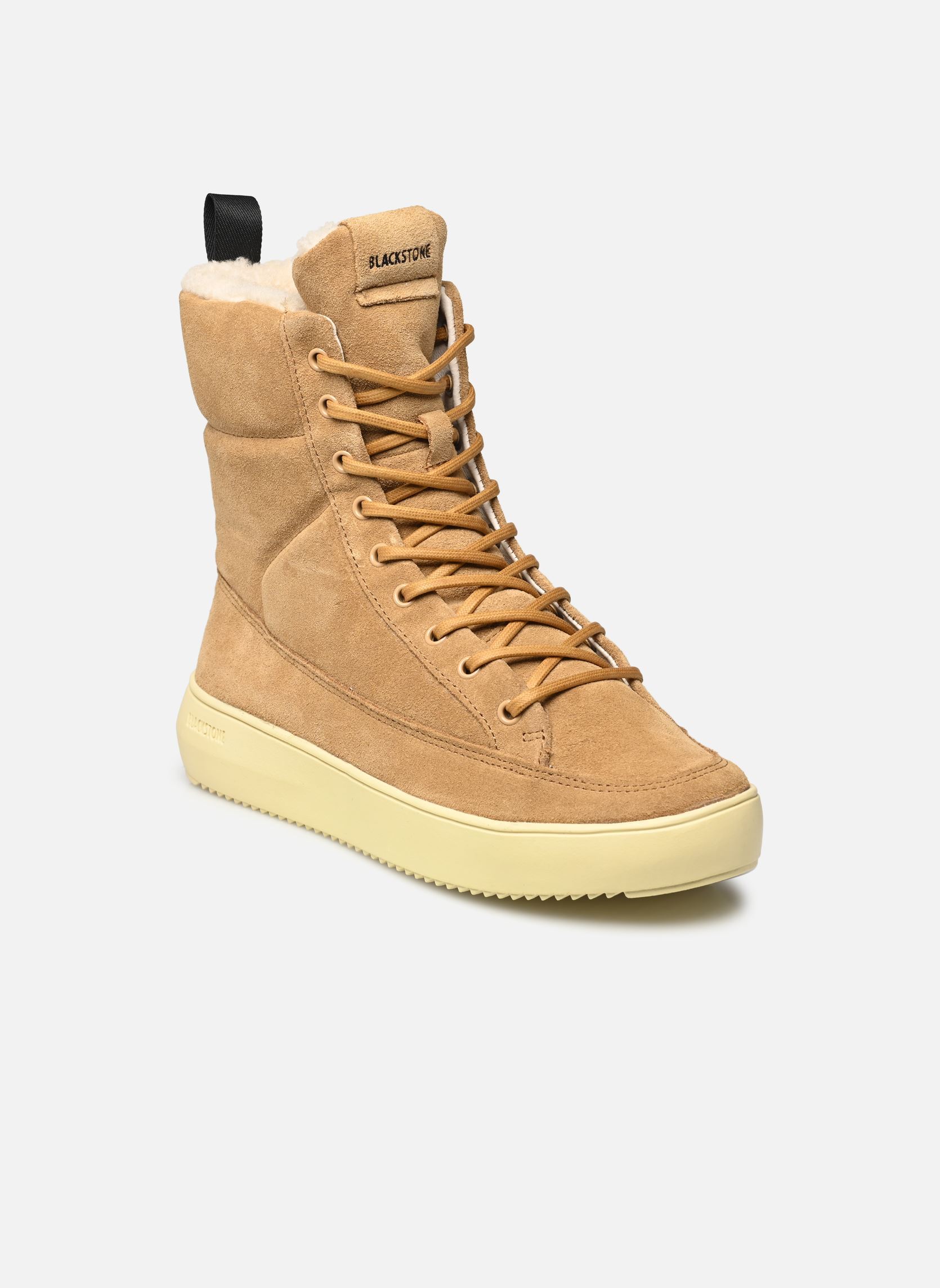Gefütterte Stiefeletten AL215 damen braun Blackstone Gefütterte Stiefeletten AL215 damen braun candied ginger