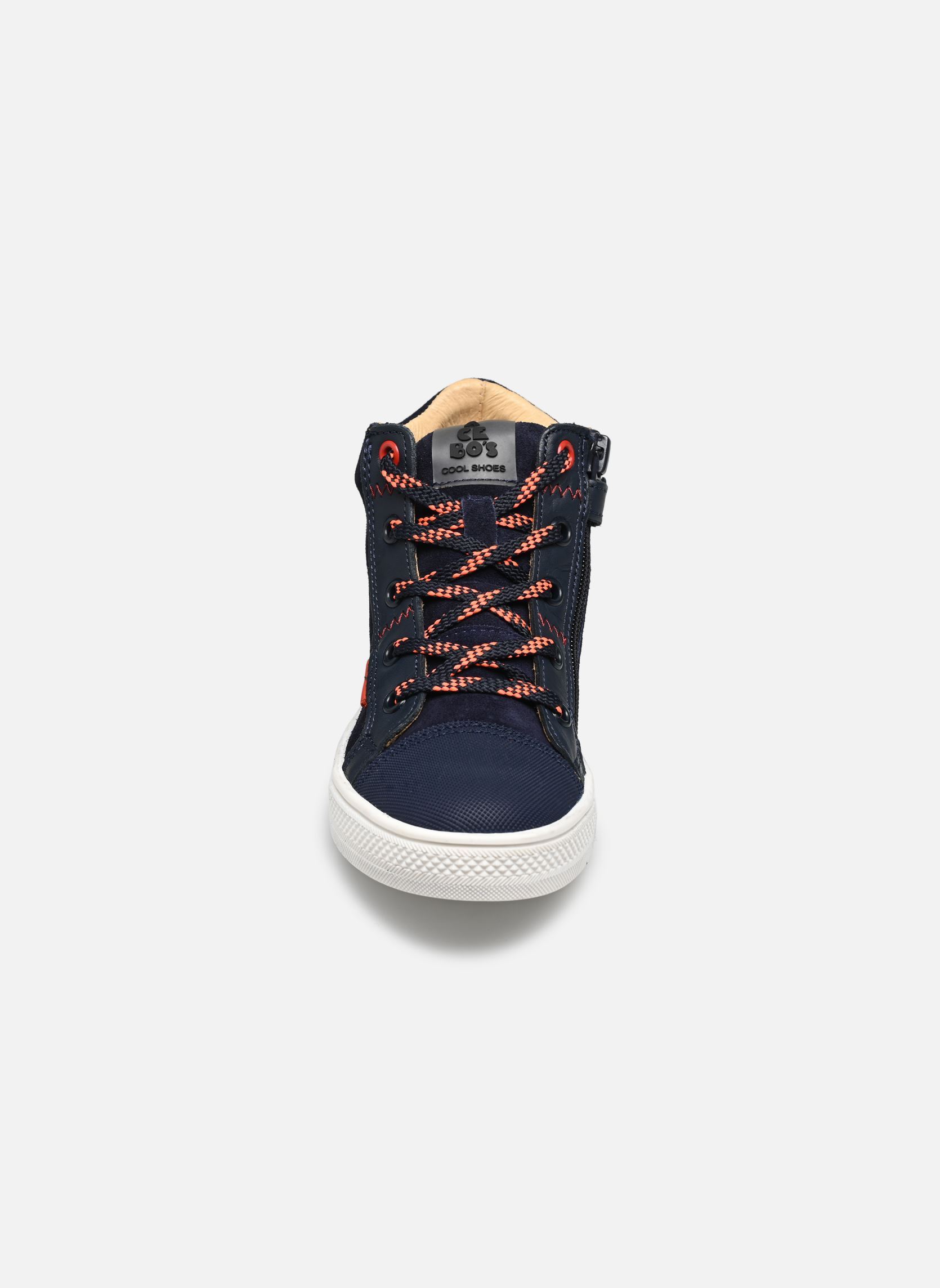 Hoge sneakers 5633 jongens blauw Acebo's Hoge sneakers 5633 jongens blauw MARINO