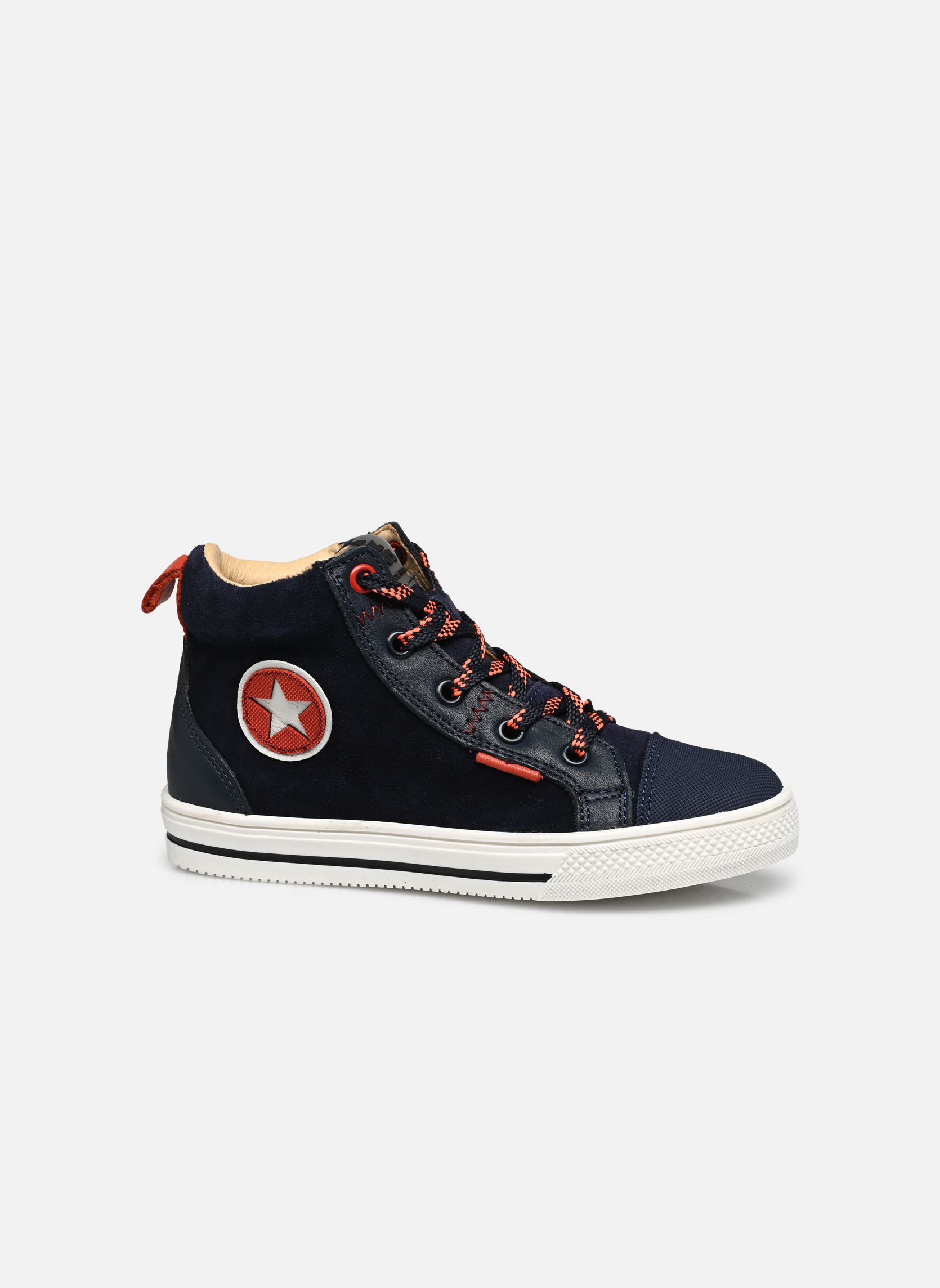 Hoge sneakers 5633 jongens blauw Acebo's Hoge sneakers 5633 jongens blauw MARINO