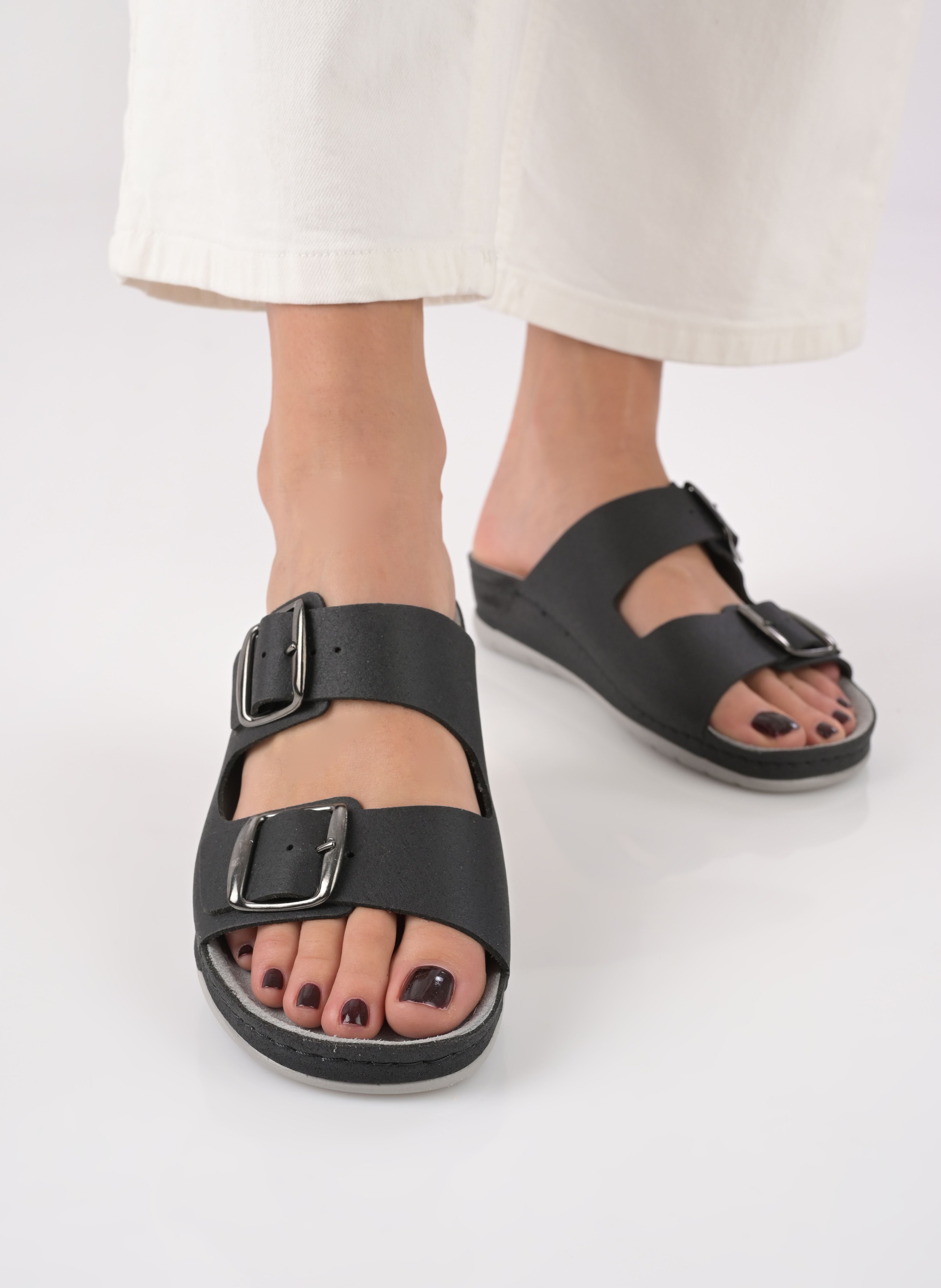 Pantoletten und Clogs ABERDEEN damen schwarz Scholl Pantoletten und Clogs ABERDEEN damen schwarz Black