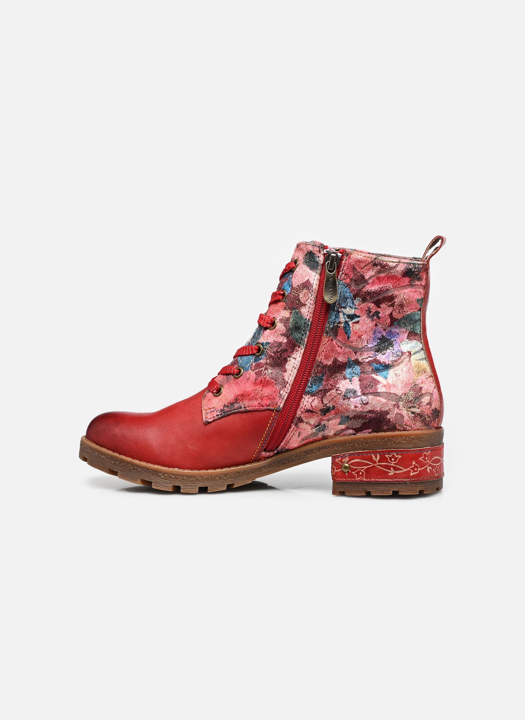 Bottines à lacets COCRAILO 47 femme rouge Laura Vita Bottines à lacets COCRAILO 47 femme rouge CERISE