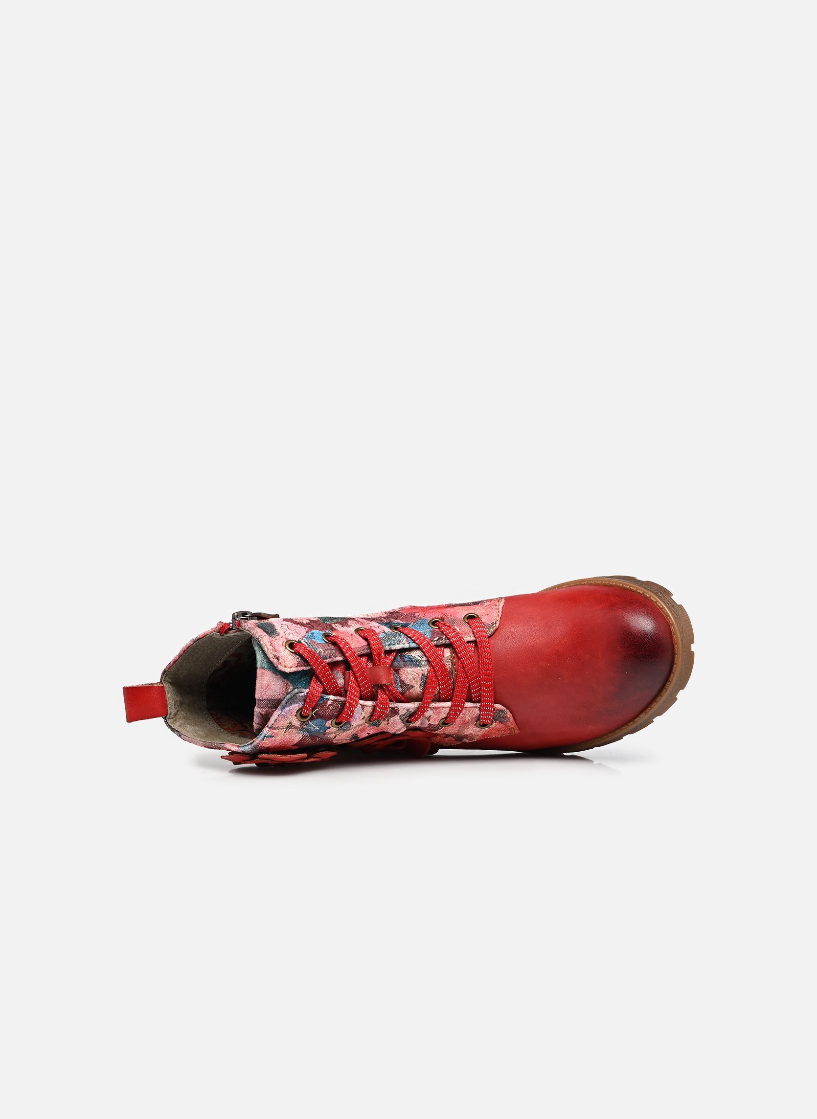 Bottines à lacets COCRAILO 47 femme rouge Laura Vita Bottines à lacets COCRAILO 47 femme rouge CERISE