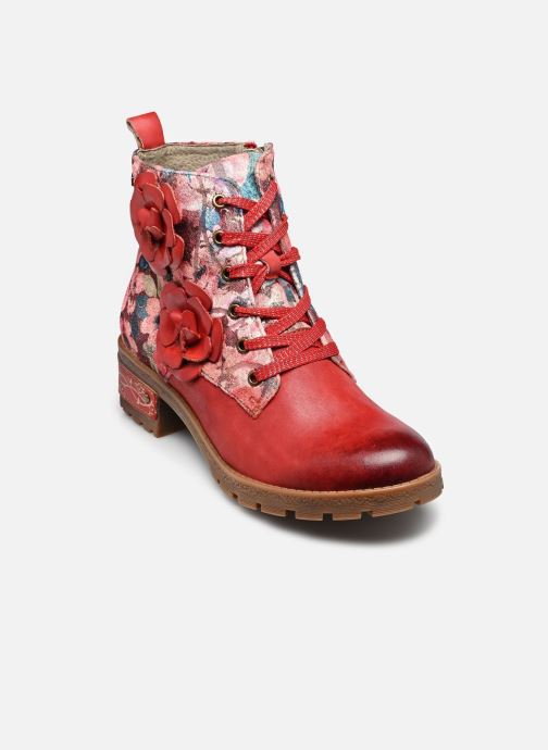 Laura Vita Bottines à lacets COCRAILO 47 femme rouge