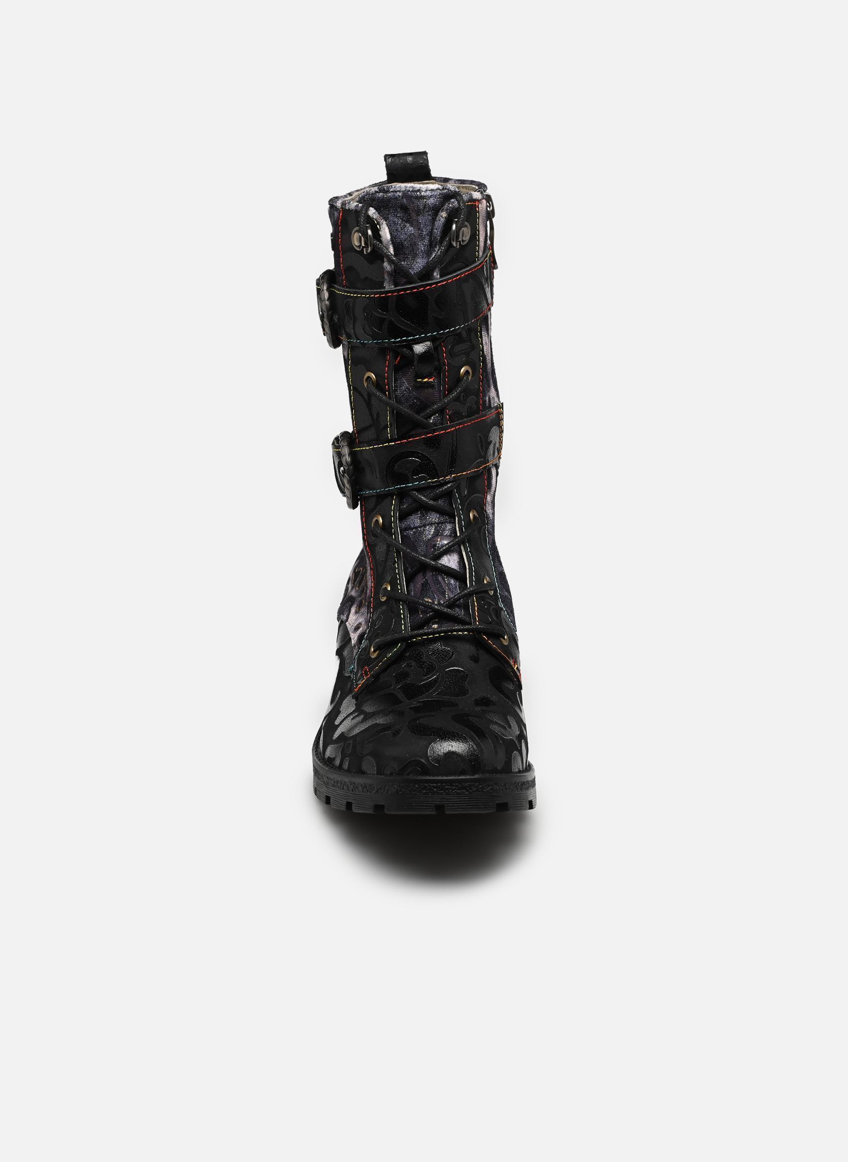 Bottines à lacets COCRAILO 71 femme noir Laura Vita Bottines à lacets COCRAILO 71 femme noir NOIR