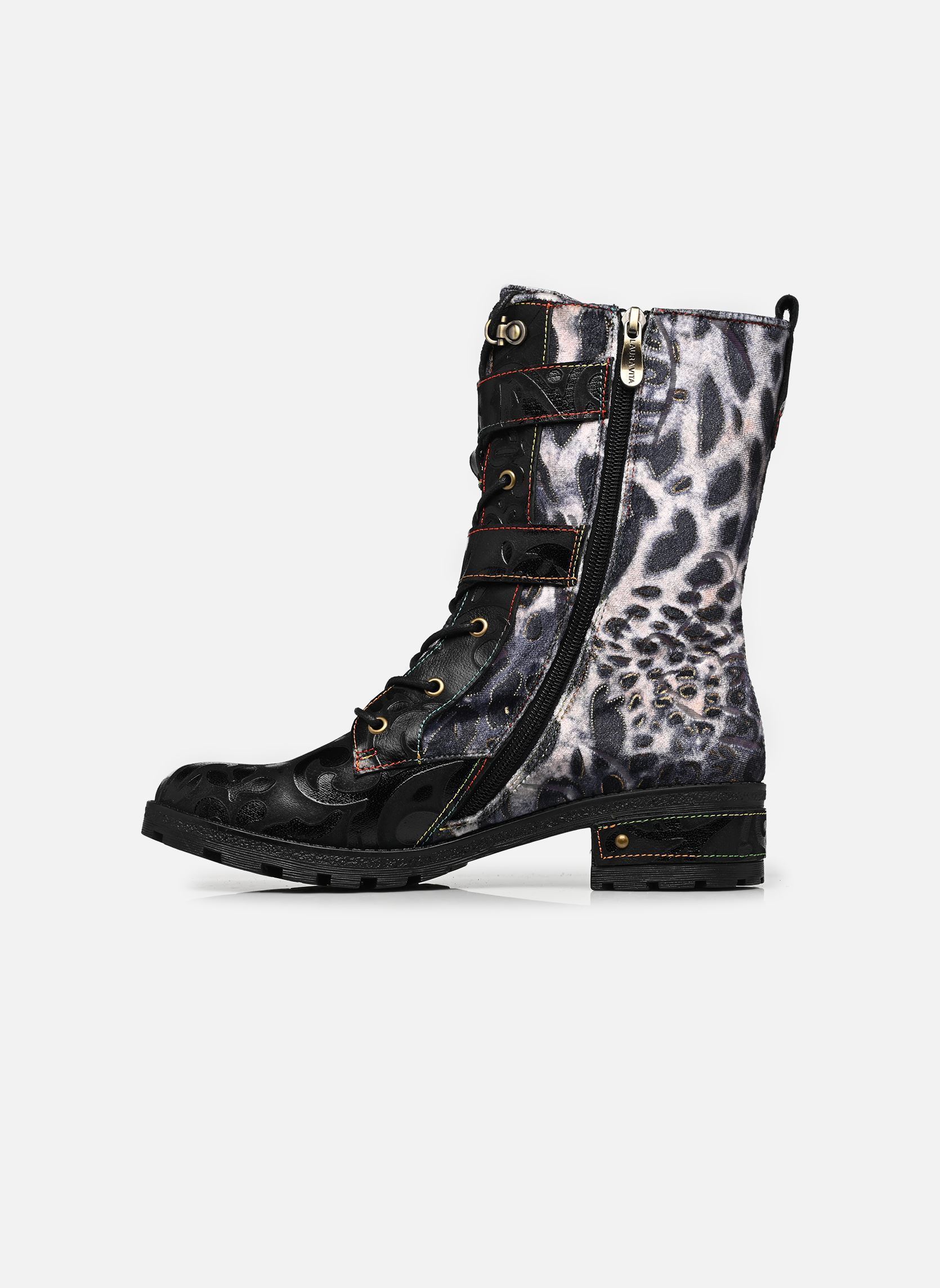 Bottines à lacets COCRAILO 71 femme noir Laura Vita Bottines à lacets COCRAILO 71 femme noir NOIR