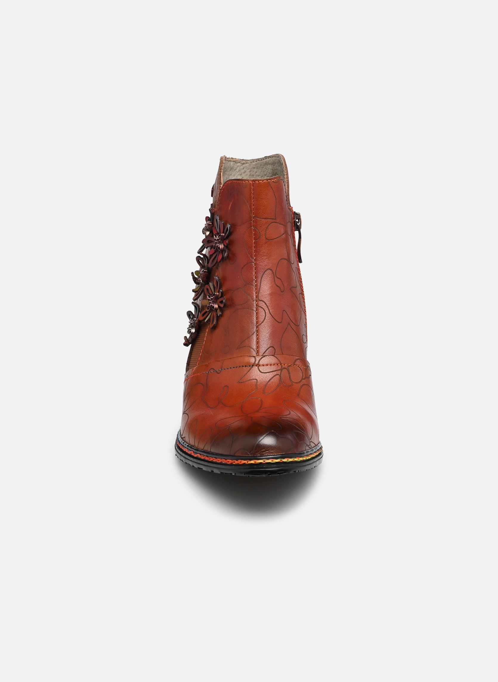 Niedrige Ankle Boots LEDAO 723 damen braun Laura Vita Niedrige Ankle Boots LEDAO 723 damen braun CAMEL