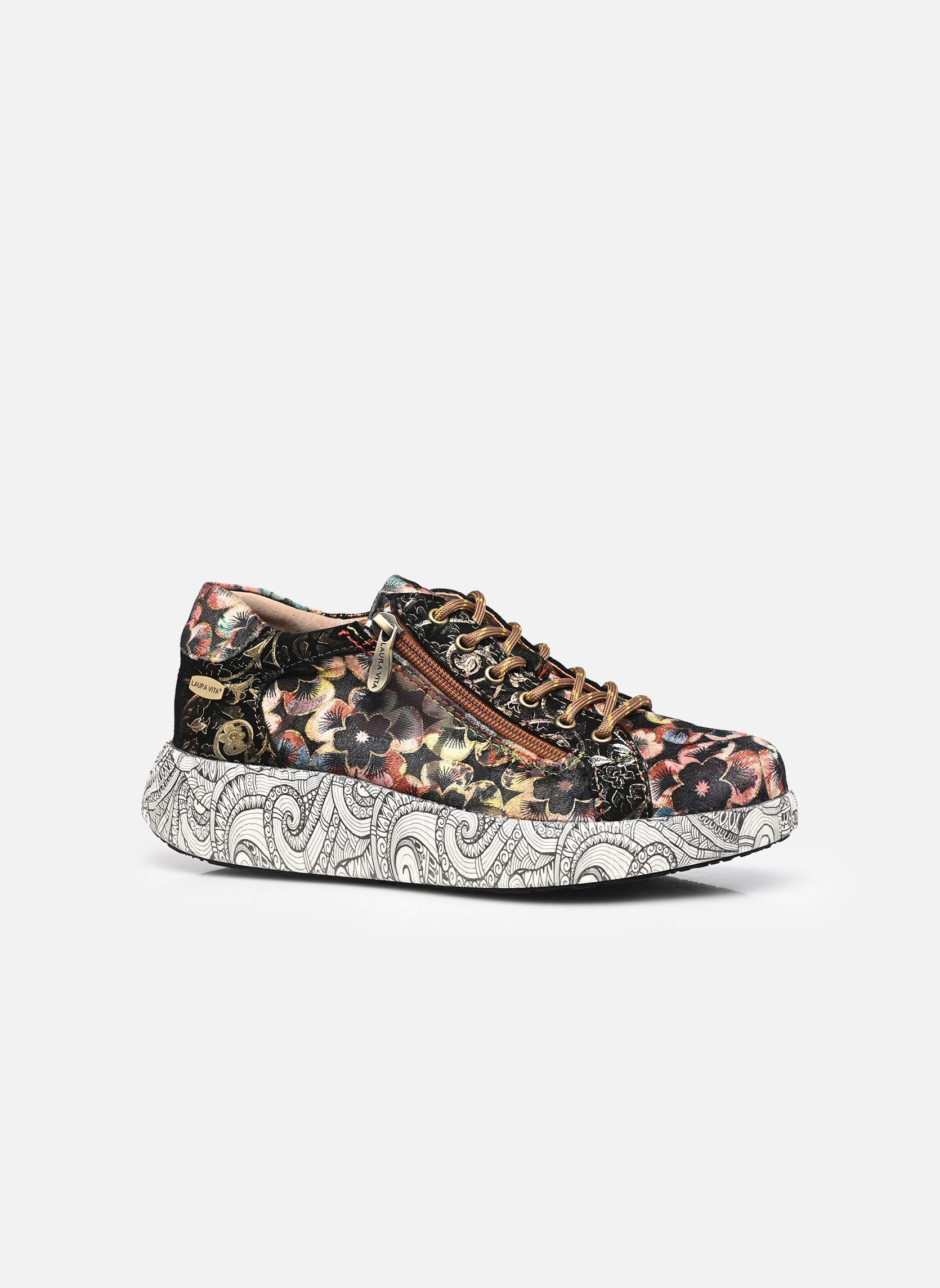 Sneakers Nikito 04 dames meerkleurig Laura Vita Sneakers Nikito 04 dames meerkleurig Choco