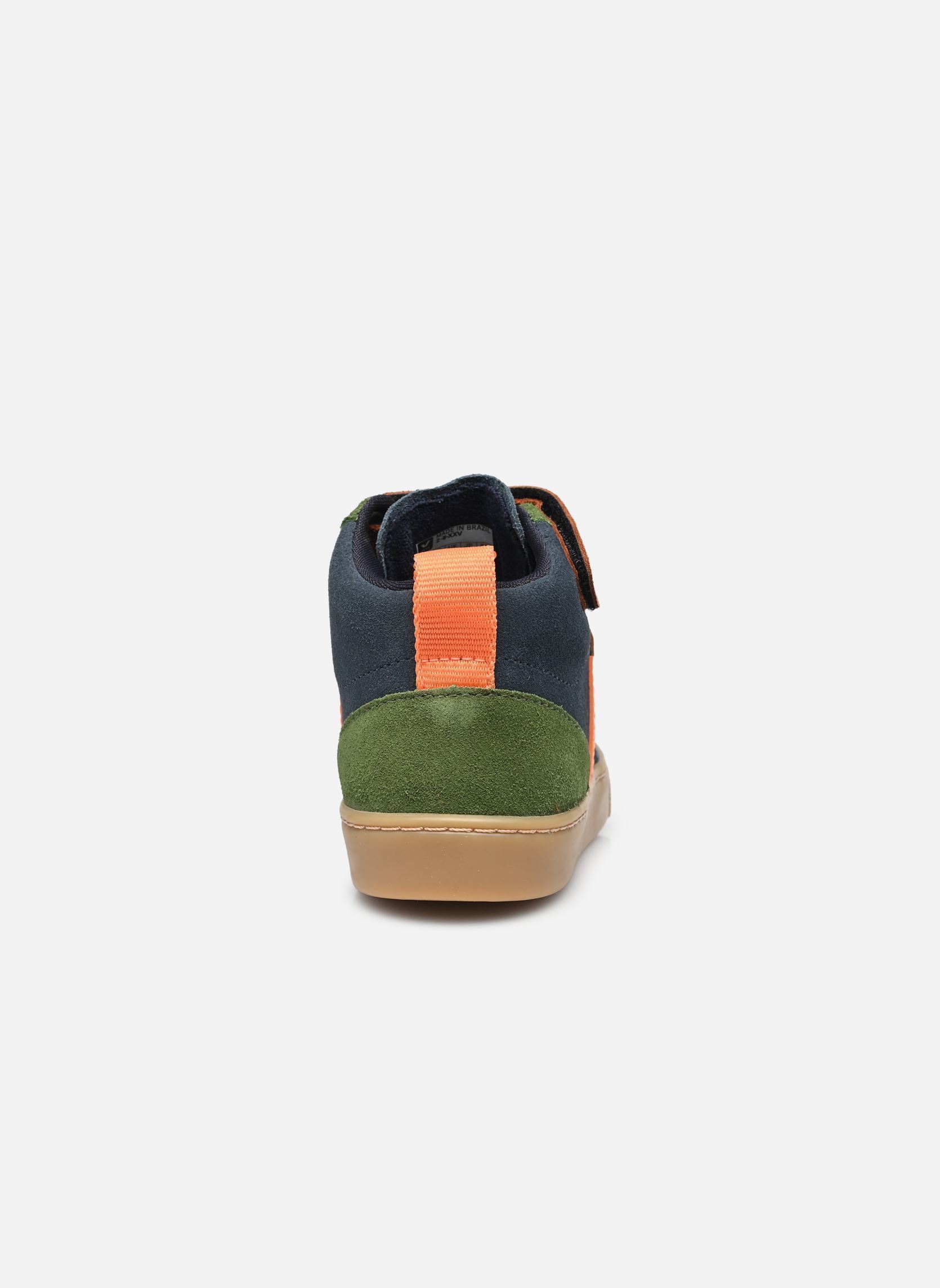 Baskets Small V-10 Mid Suede garçon bleu Veja Baskets Small V-10 Mid Suede garçon bleu NAUTICO_FURY_NATURAL