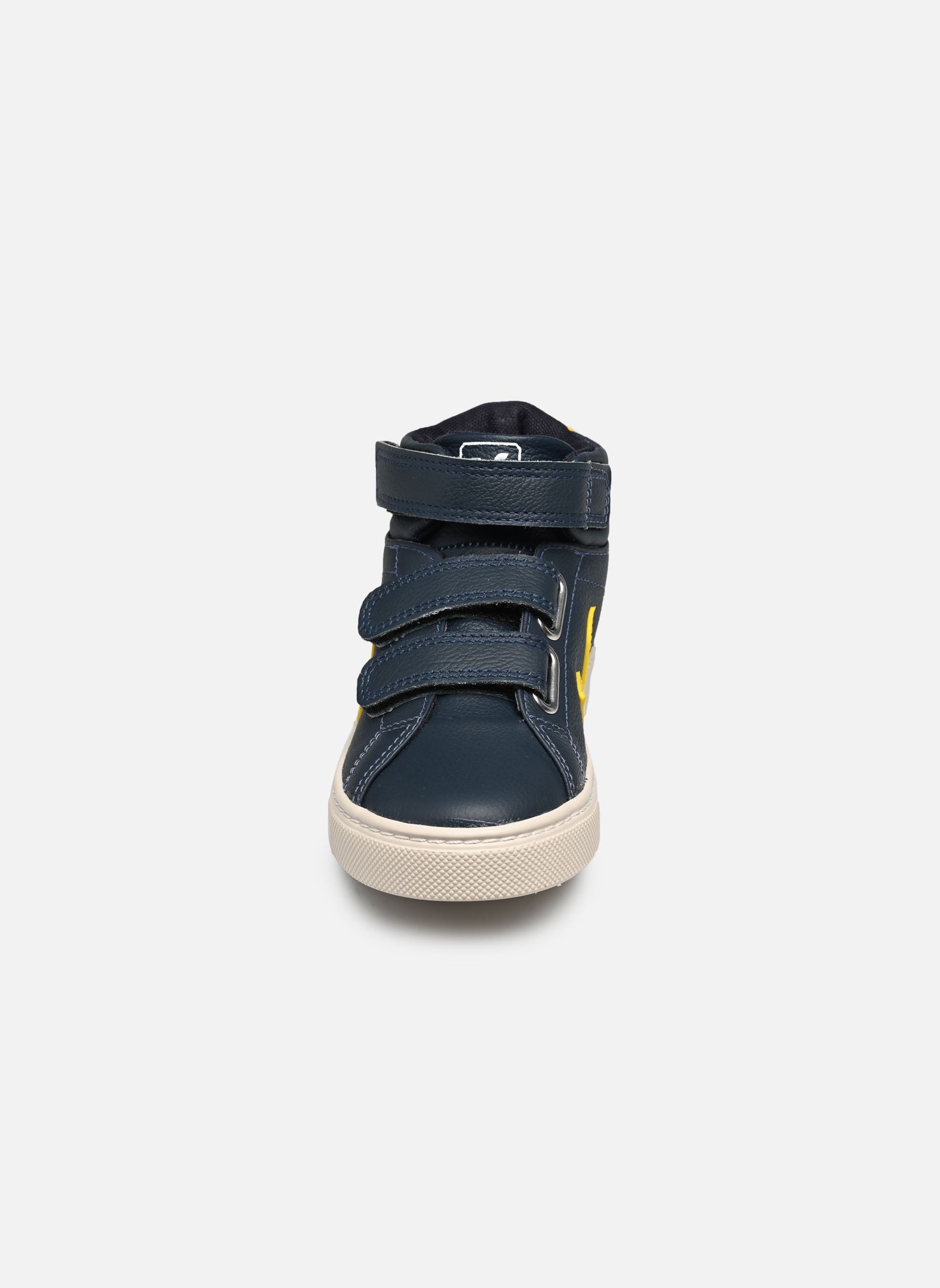 Baskets Small Esplar Mid Chromefree Leather bleu Veja Baskets Small Esplar Mid Chromefree Leather bleu Nautico_Tonic