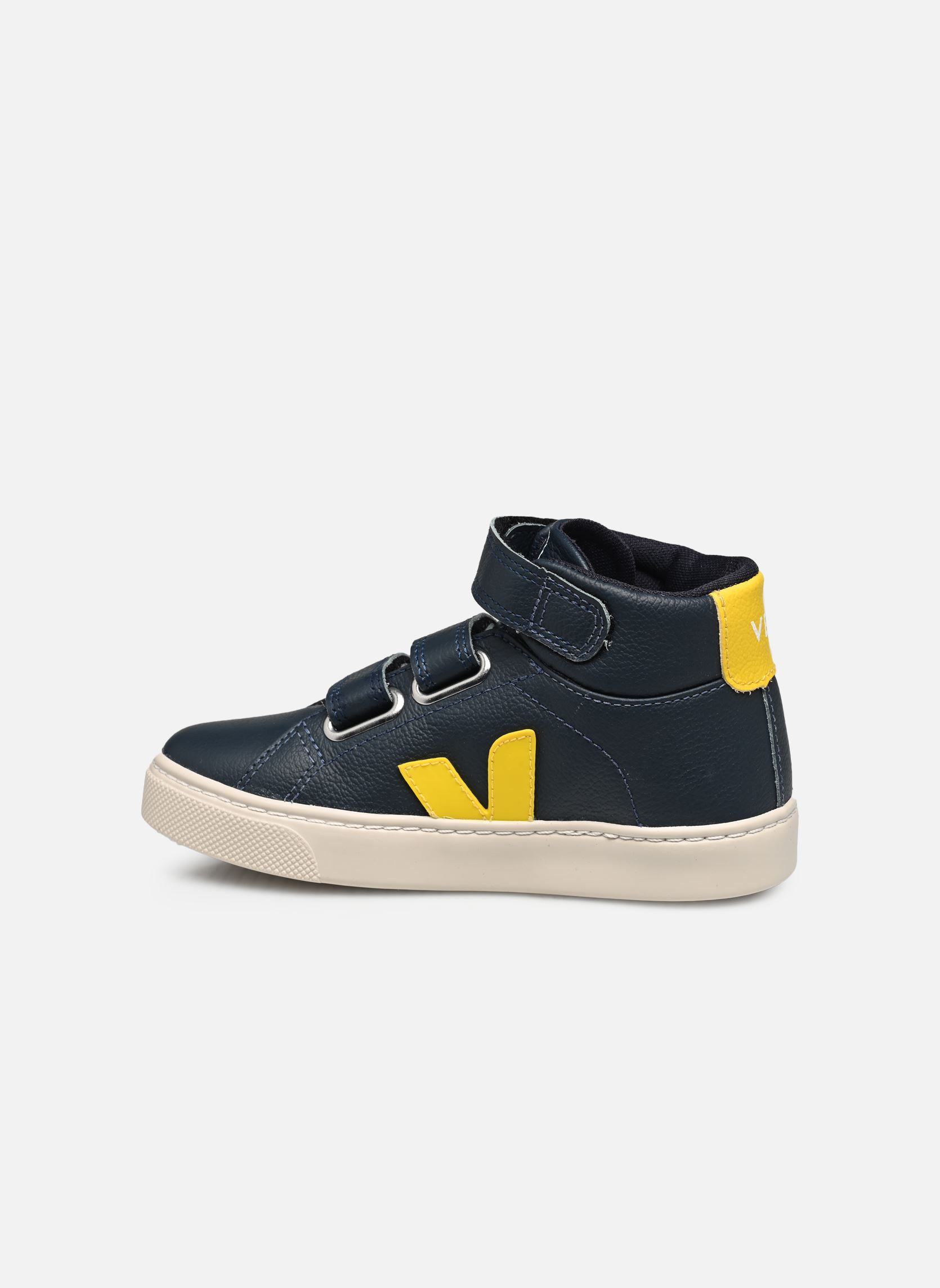 Baskets Small Esplar Mid Chromefree Leather bleu Veja Baskets Small Esplar Mid Chromefree Leather bleu Nautico_Tonic