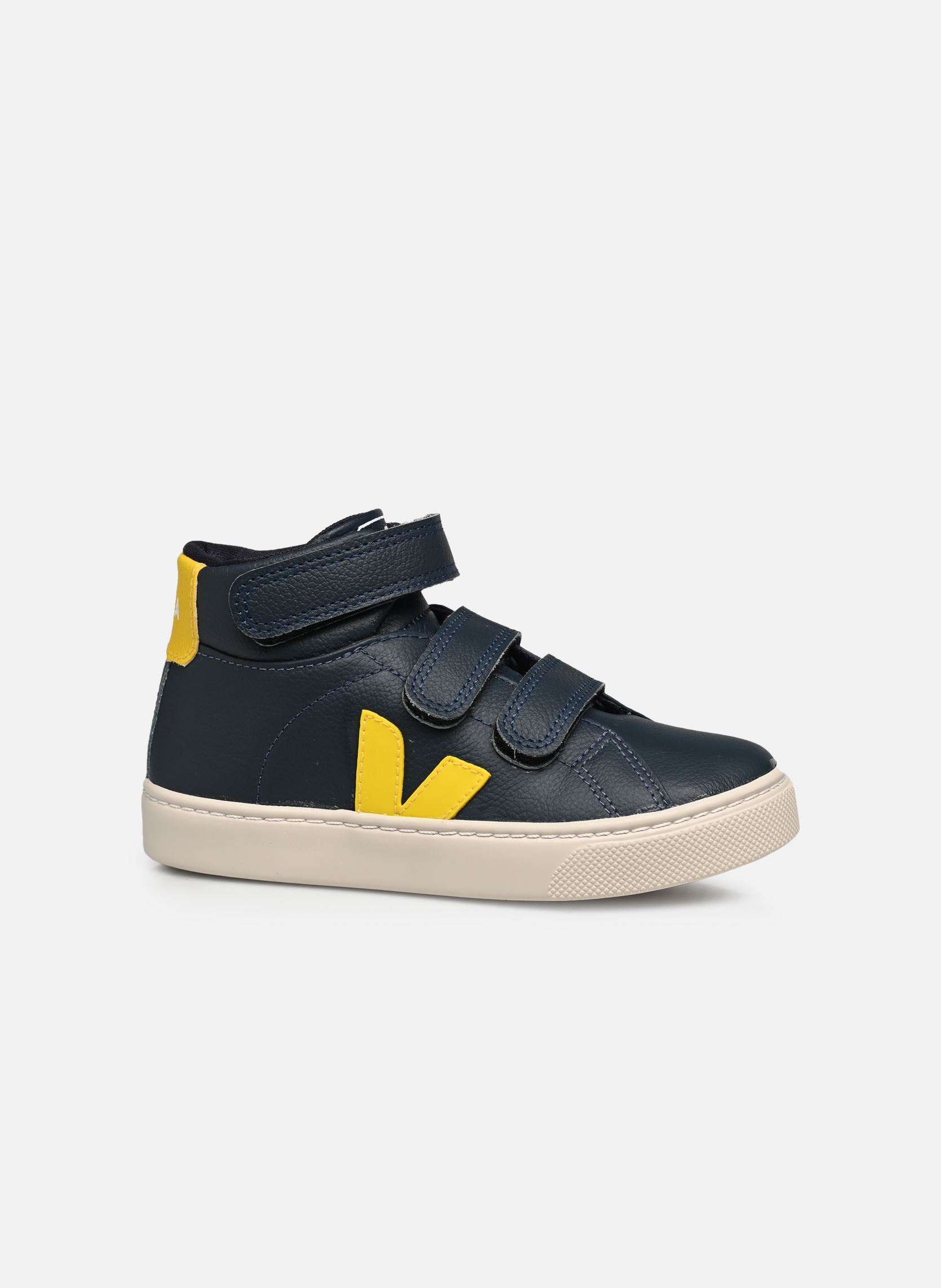 Baskets Small Esplar Mid Chromefree Leather bleu Veja Baskets Small Esplar Mid Chromefree Leather bleu Nautico_Tonic