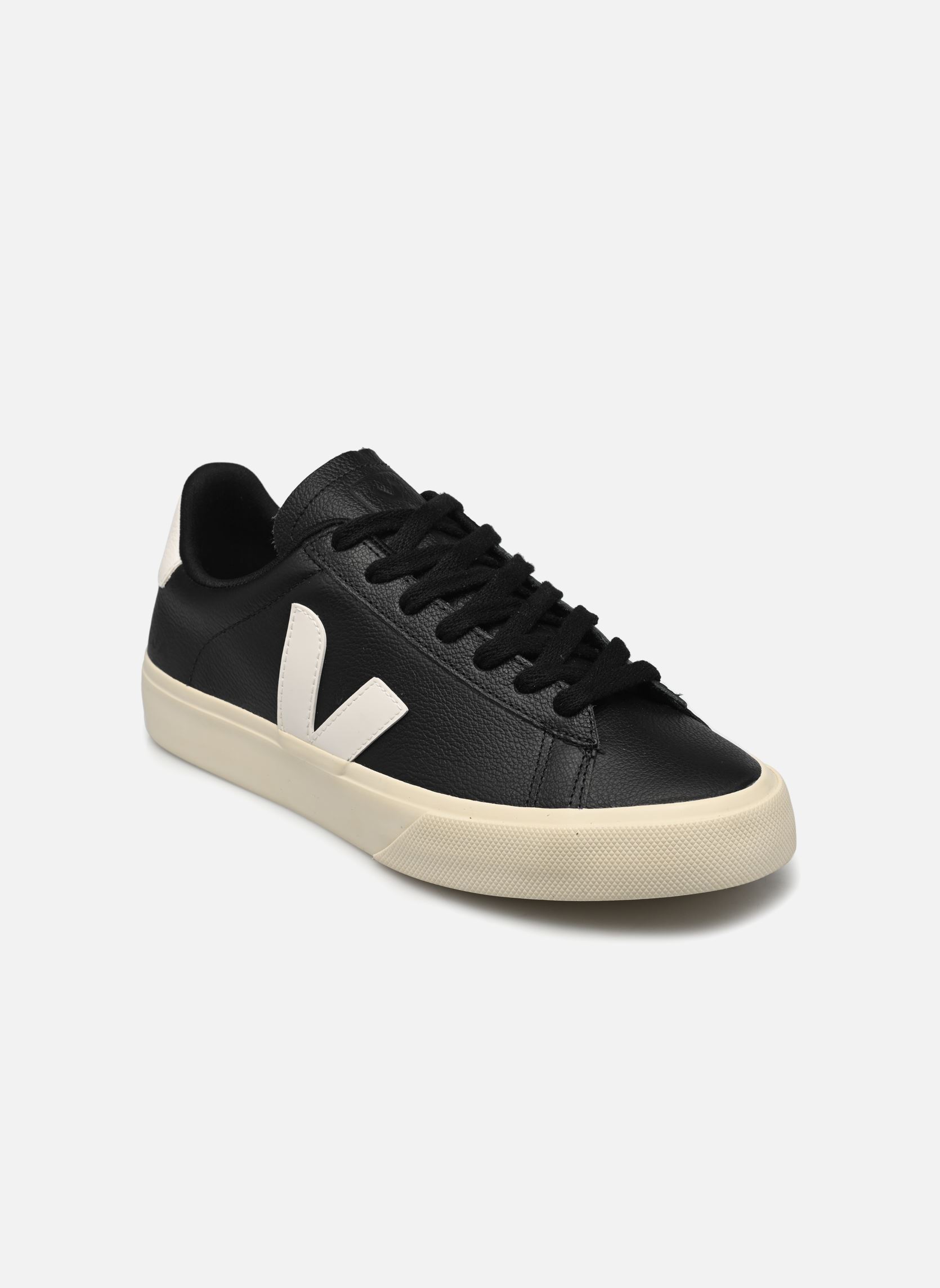Baskets Campo Chromefree Leather noir Veja Baskets Campo Chromefree Leather noir BLACK_WHITE