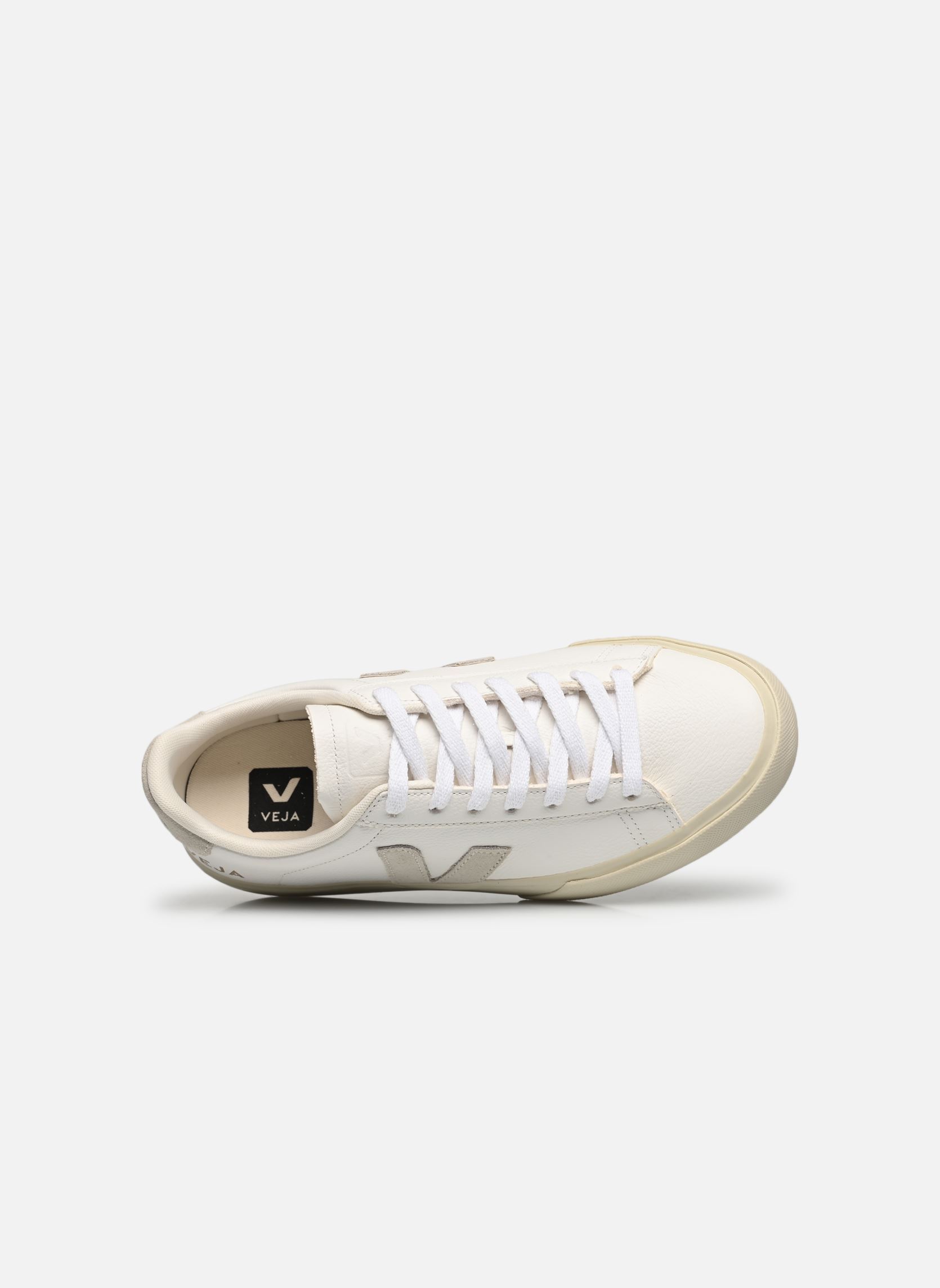 Sneakers Campo Chromefree Leather wit Veja Sneakers Campo Chromefree Leather wit EXTRA-WHITE_NATURAL-SUEDE