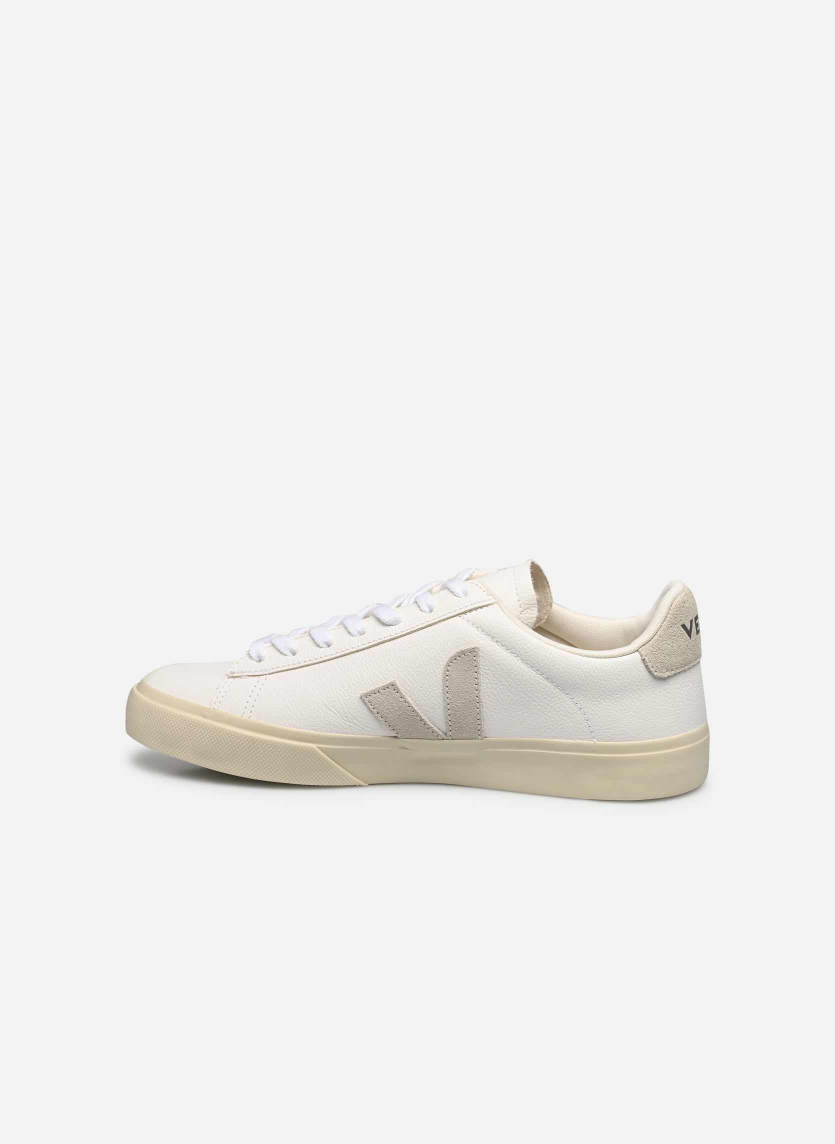 Baskets Campo Chromefree Leather M homme blanc Veja Baskets Campo Chromefree Leather M homme blanc EXTRA-WHITE_NATURAL-SUEDE
