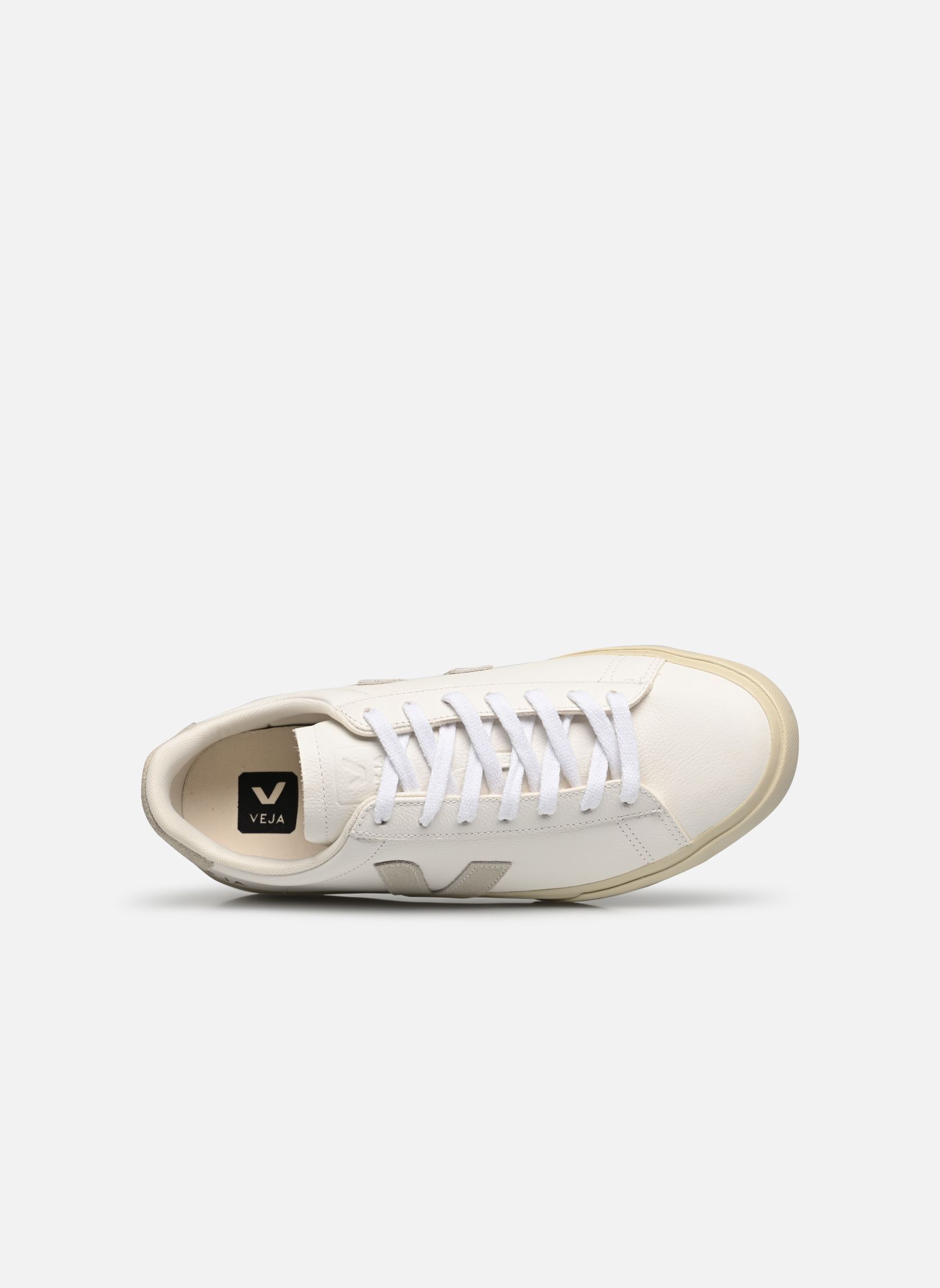 Baskets Campo Chromefree Leather M homme blanc Veja Baskets Campo Chromefree Leather M homme blanc EXTRA-WHITE_NATURAL-SUEDE