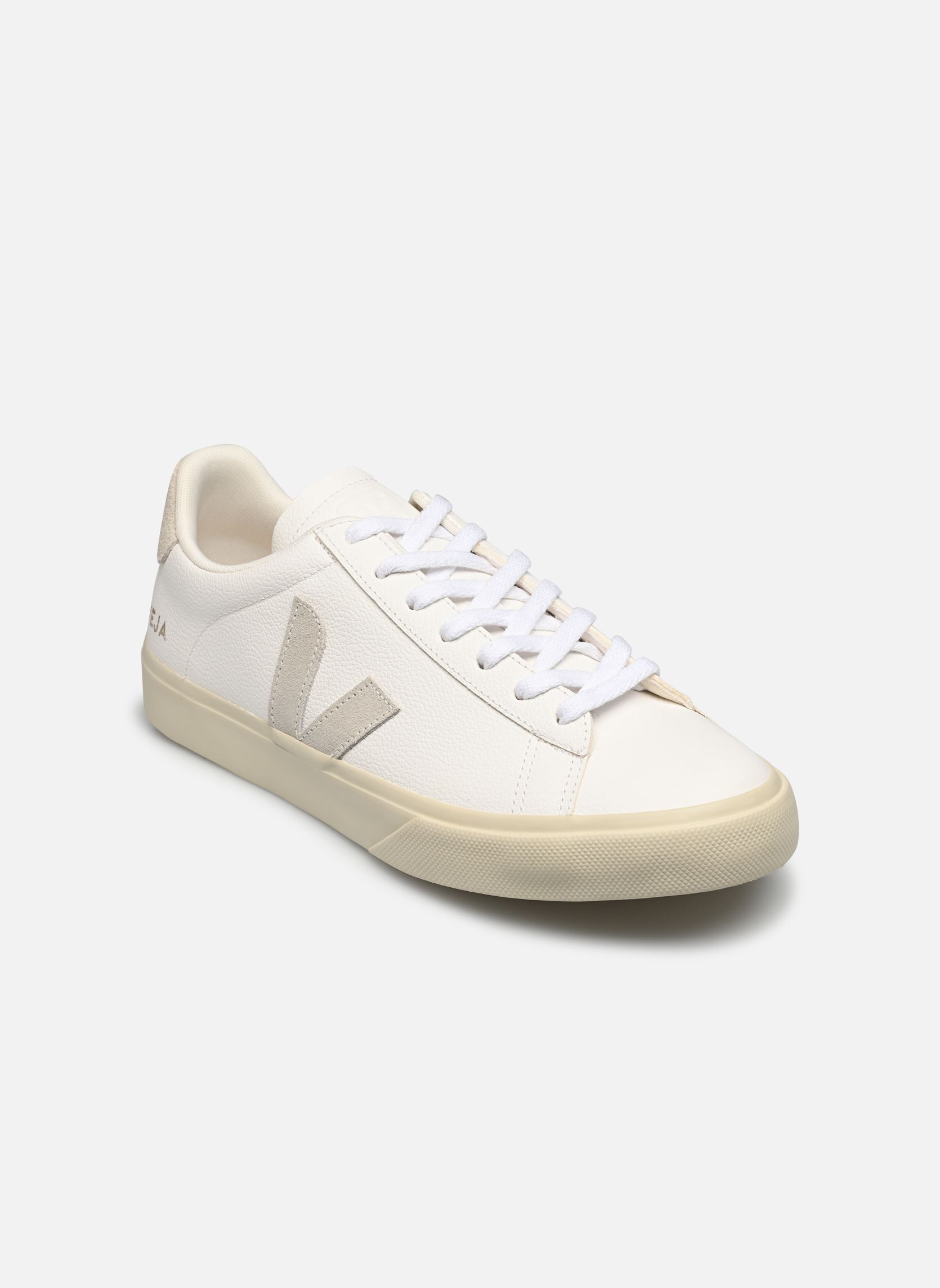 Baskets Campo Chromefree Leather M homme blanc Veja Baskets Campo Chromefree Leather M homme blanc EXTRA-WHITE_NATURAL-SUEDE