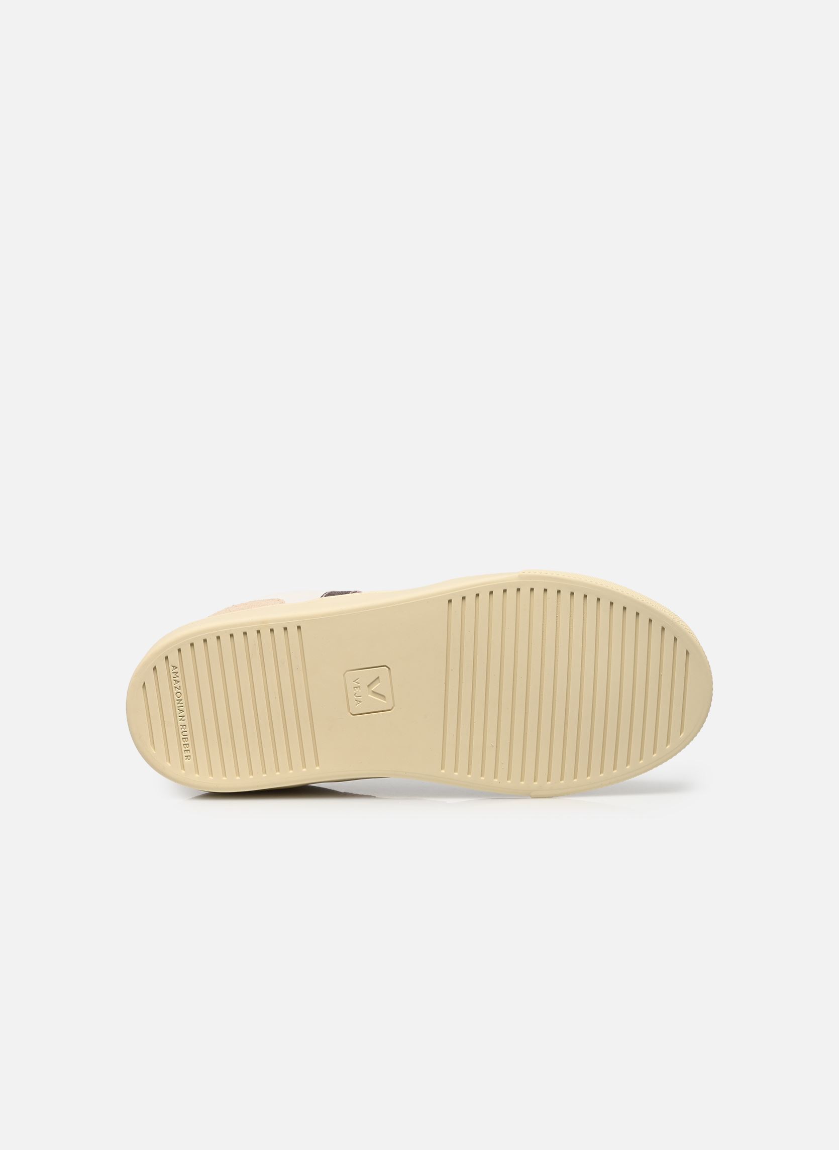 Lage sneakers Small V-10 Laces Chromefree Leather meisjes beige Veja Lage sneakers Small V-10 Laces Chromefree Leather meisjes beige WHITE_NACRE_SABLE