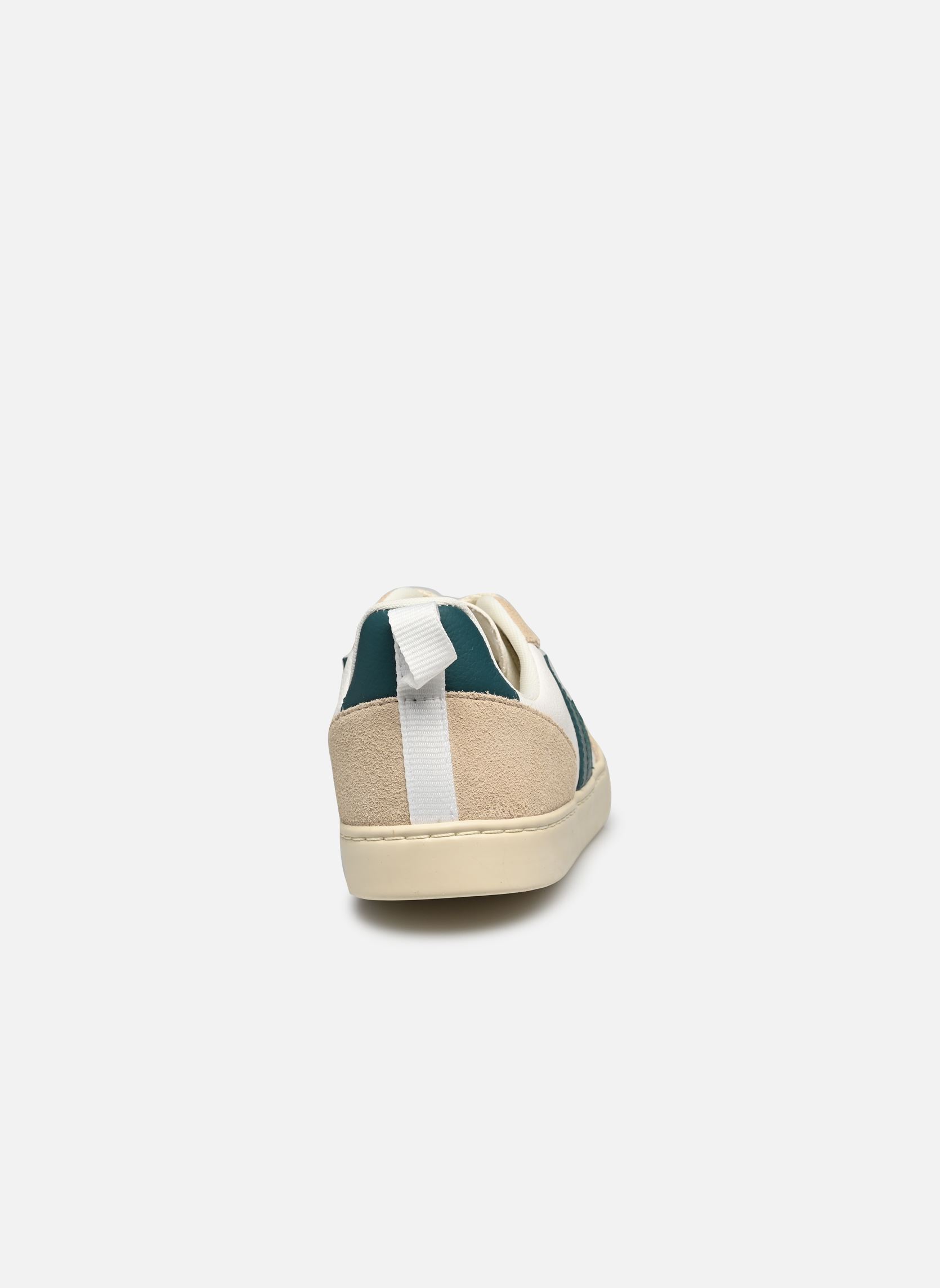Baskets Small V-10 Laces Chromefree Leather blanc Veja Baskets Small V-10 Laces Chromefree Leather blanc EXTRA-WHITE_BRITTANY_ALMOND