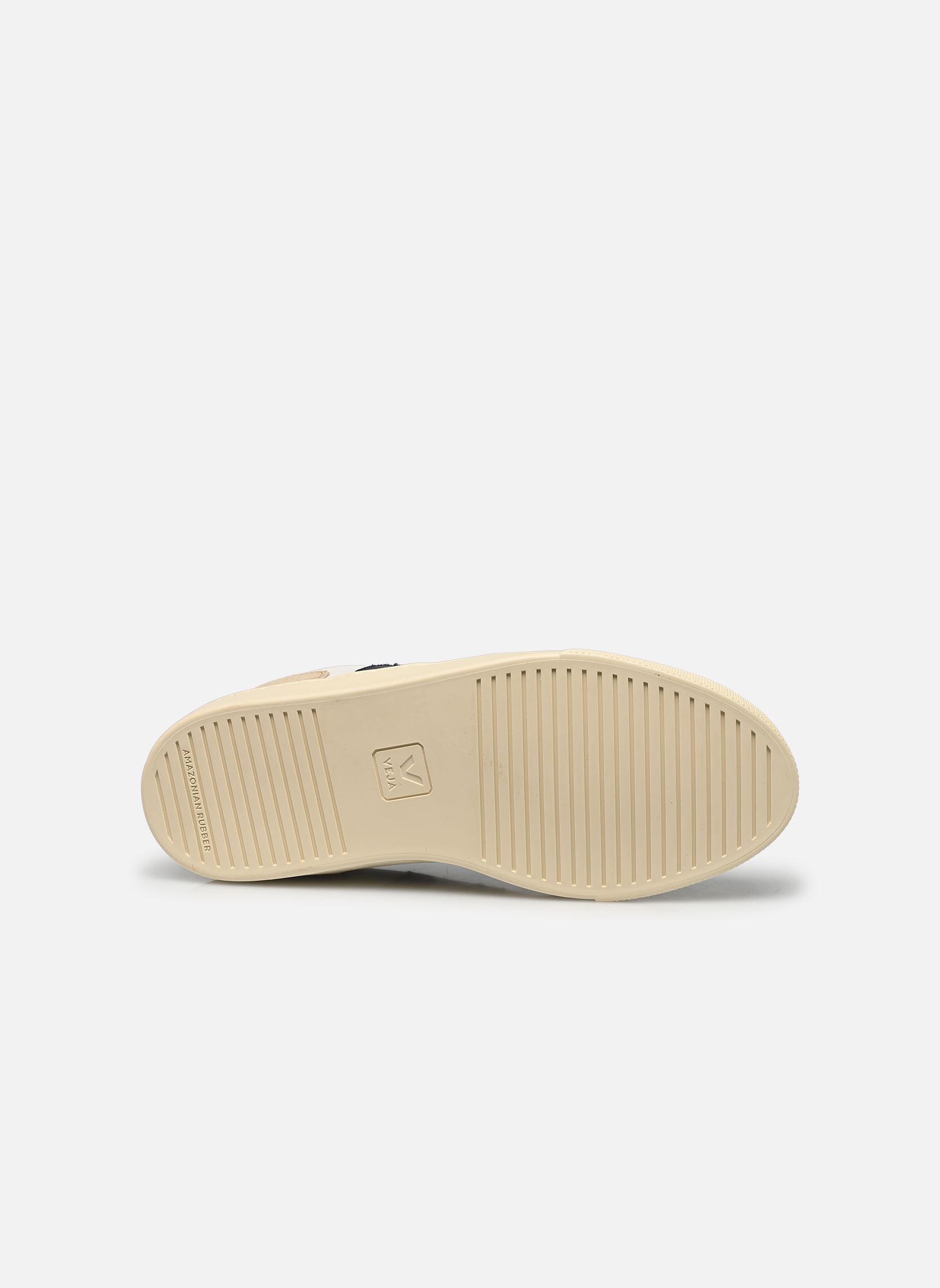Sneakers Small V-10 Laces Chromefree Leather wit Veja Sneakers Small V-10 Laces Chromefree Leather wit EXTRA-WHITE_NAUTICO_ALMOND