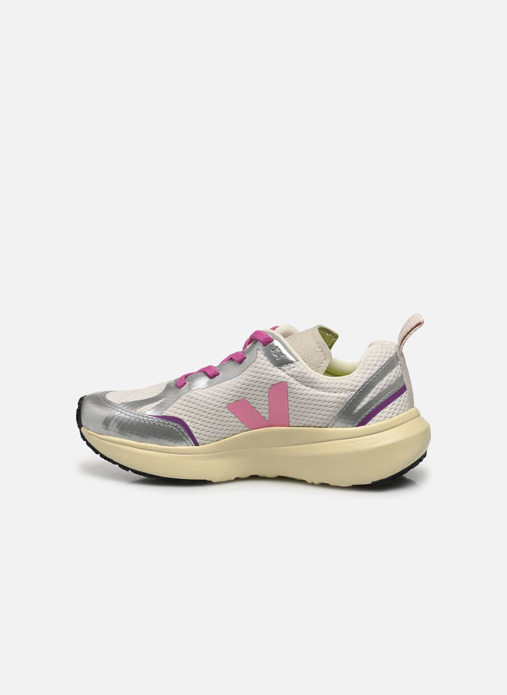 Niedrige Sneaker Small Canary Light Alveomesh - Lacets él mädchen weiß Veja Niedrige Sneaker Small Canary Light Alveomesh - Lacets él mädchen weiß GRAVEL_MALIBU_SILVER