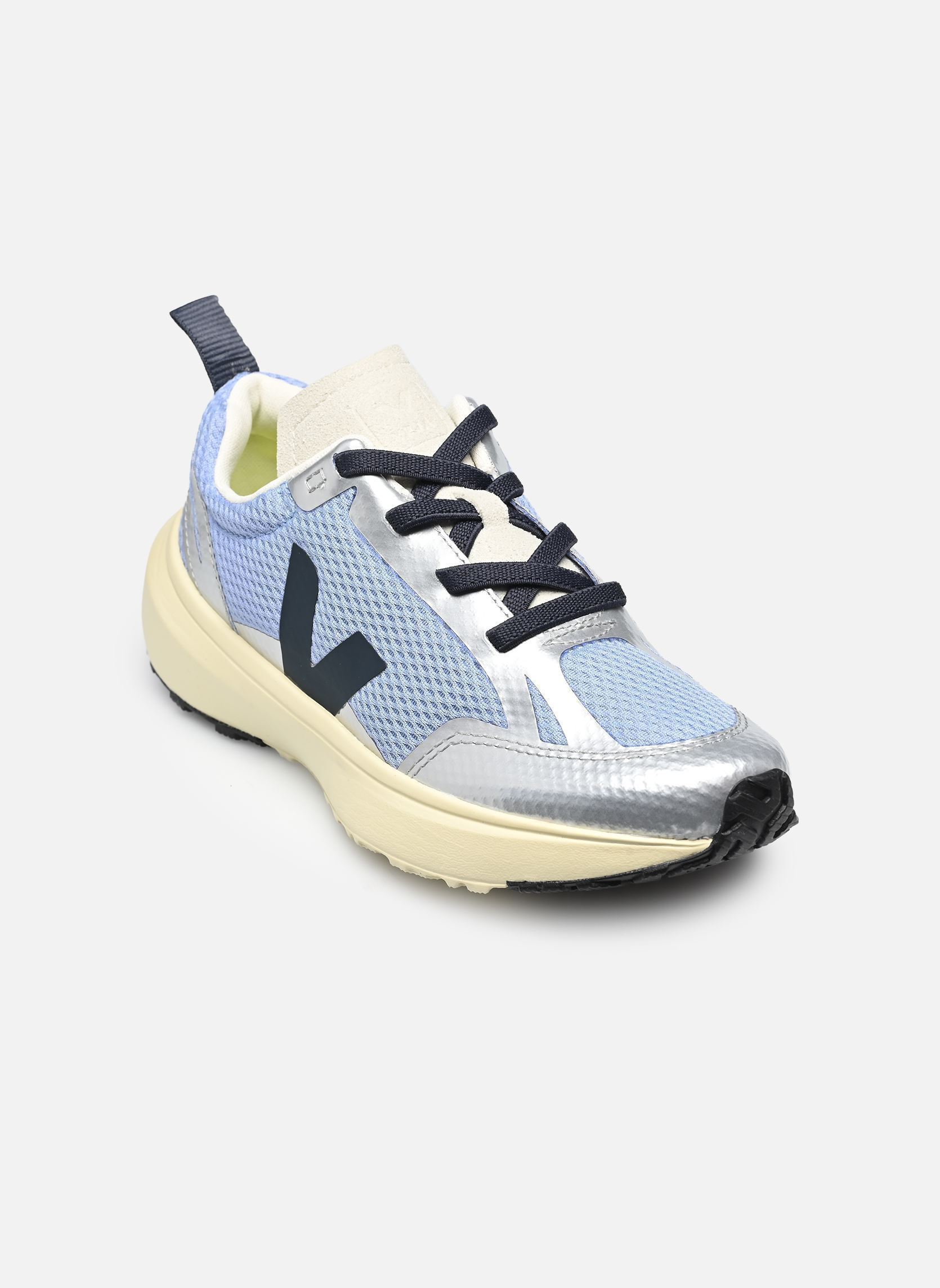 Baskets Small Canary Light Alveomesh - Lacets él garçon argent Veja Baskets Small Canary Light Alveomesh - Lacets él garçon argent OLYMPE_NAUTICO_SILVER