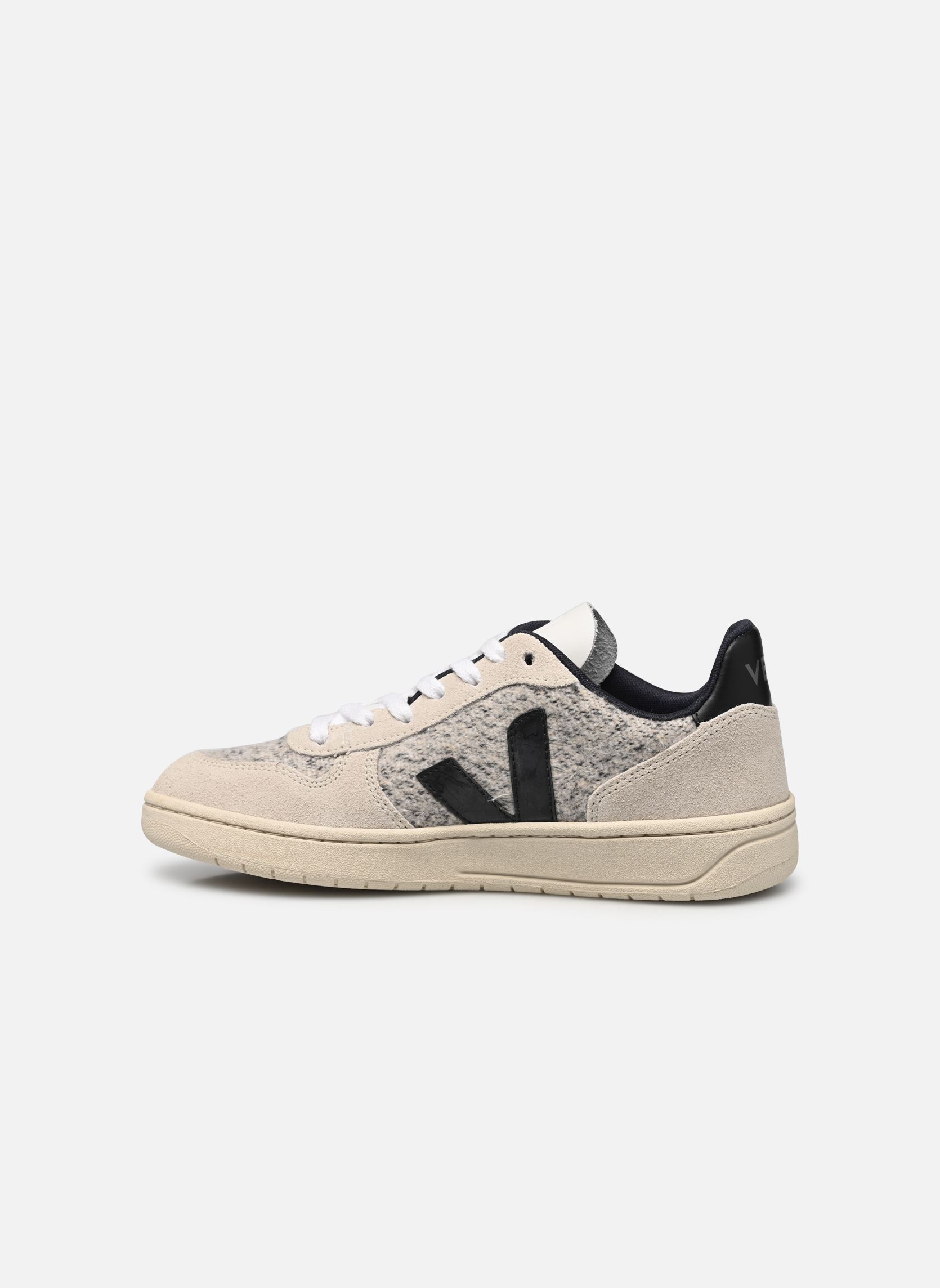 Baskets V-10 Flannel femme gris Veja Baskets V-10 Flannel femme gris Snow_Black