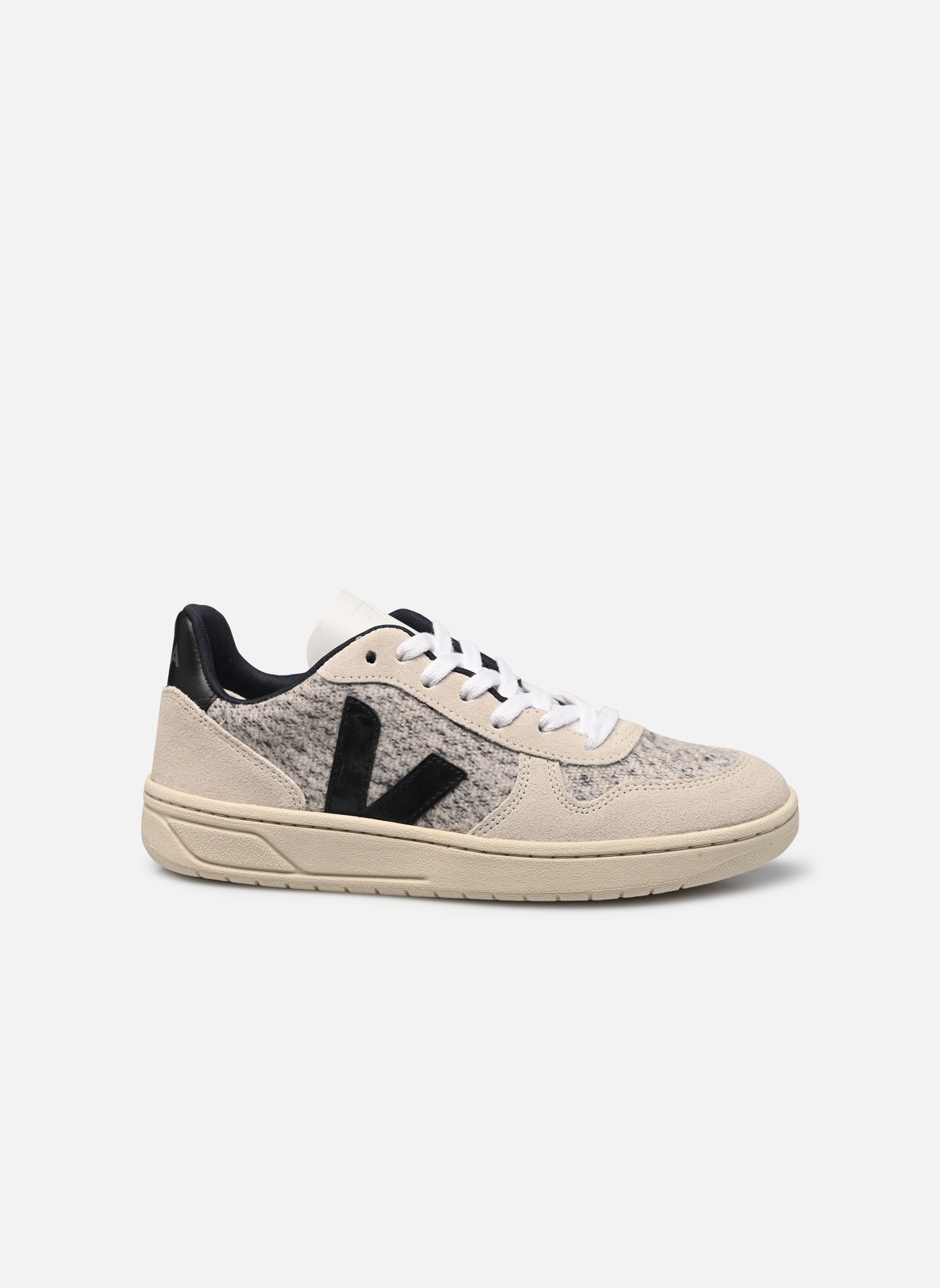 Baskets V-10 Flannel femme gris Veja Baskets V-10 Flannel femme gris Snow_Black