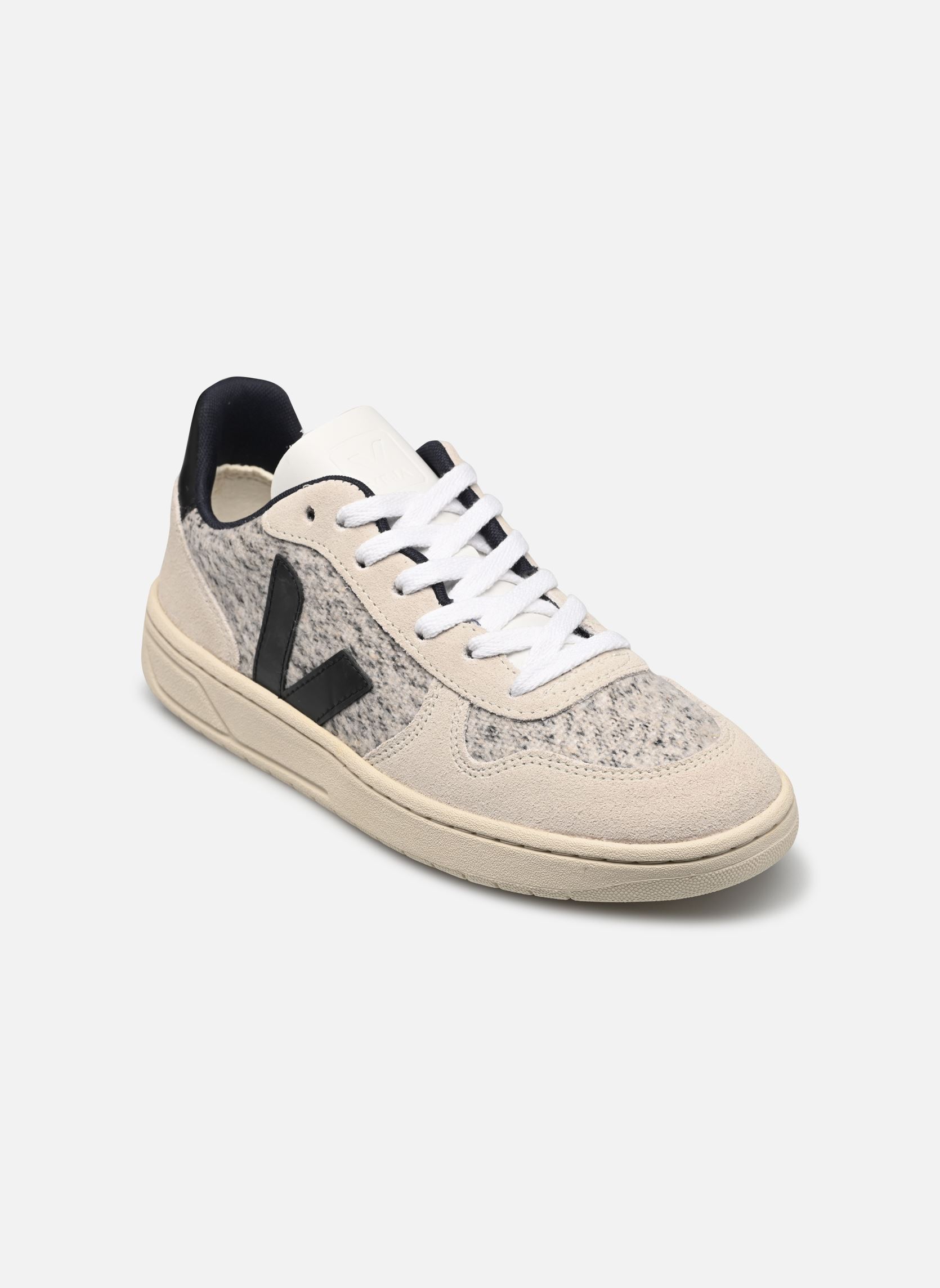 Baskets V-10 Flannel femme gris Veja Baskets V-10 Flannel femme gris Snow_Black