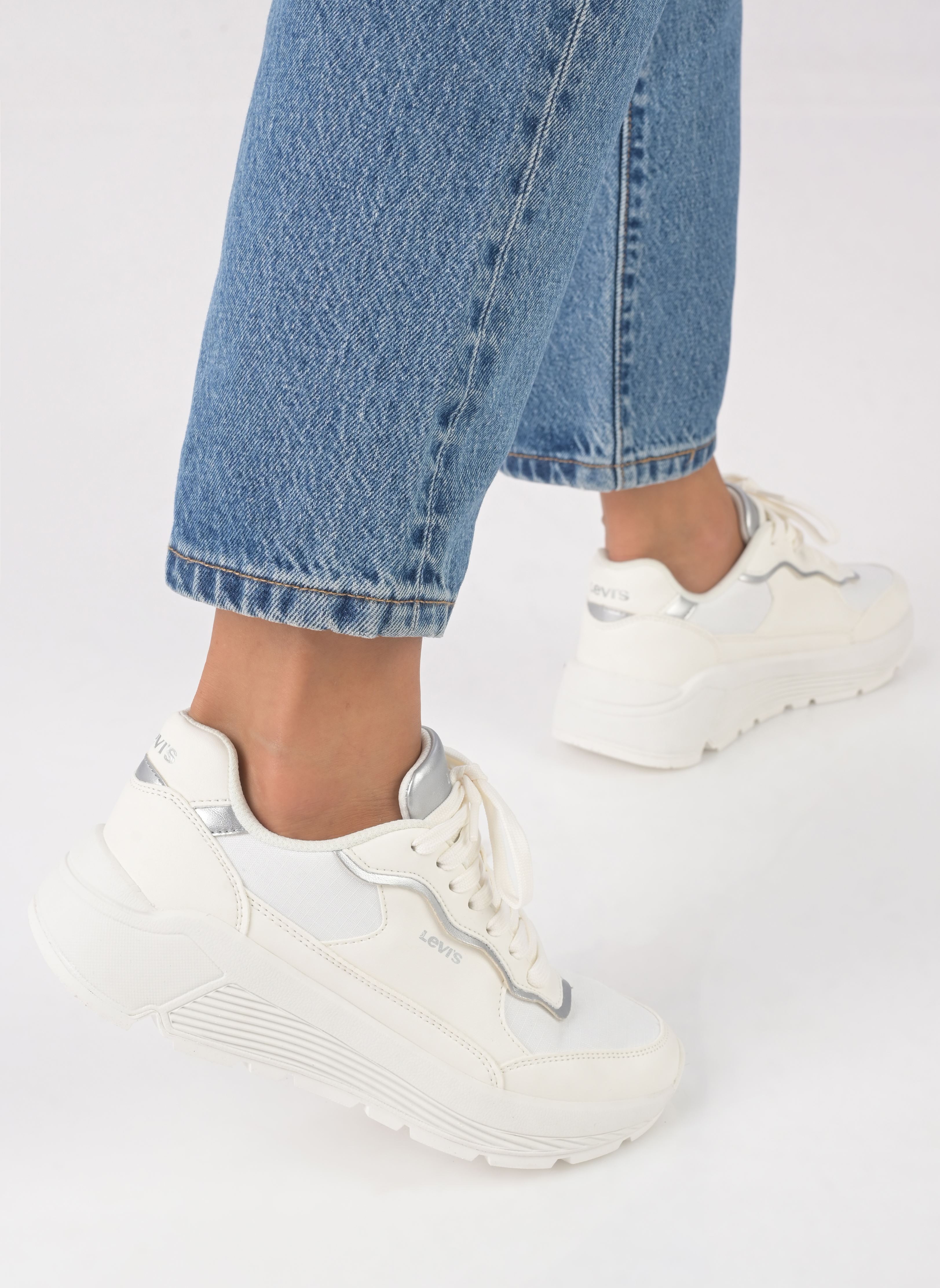 Baskets WING femme blanc Levi's Baskets WING femme blanc BRILLIANT WHITE