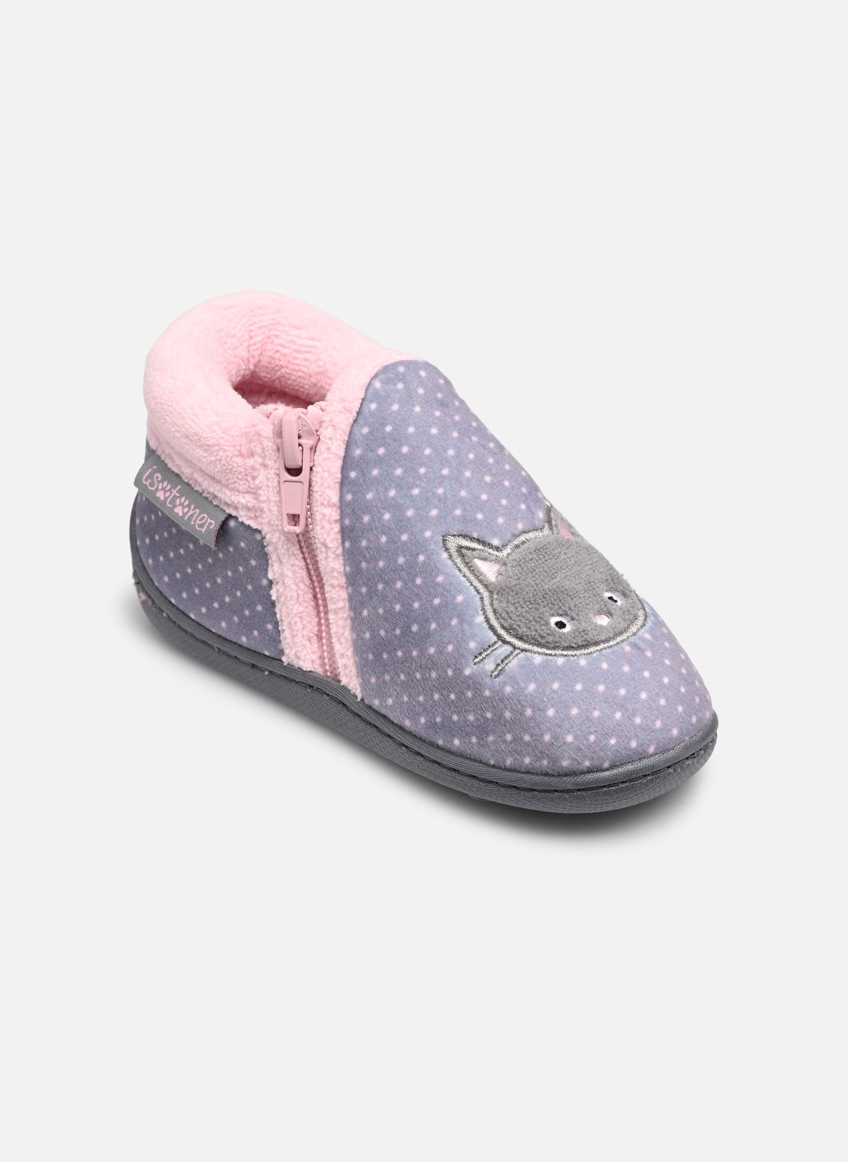 Hausschuhe 99732 mädchen grau Isotoner Hausschuhe 99732 mädchen grau POIS