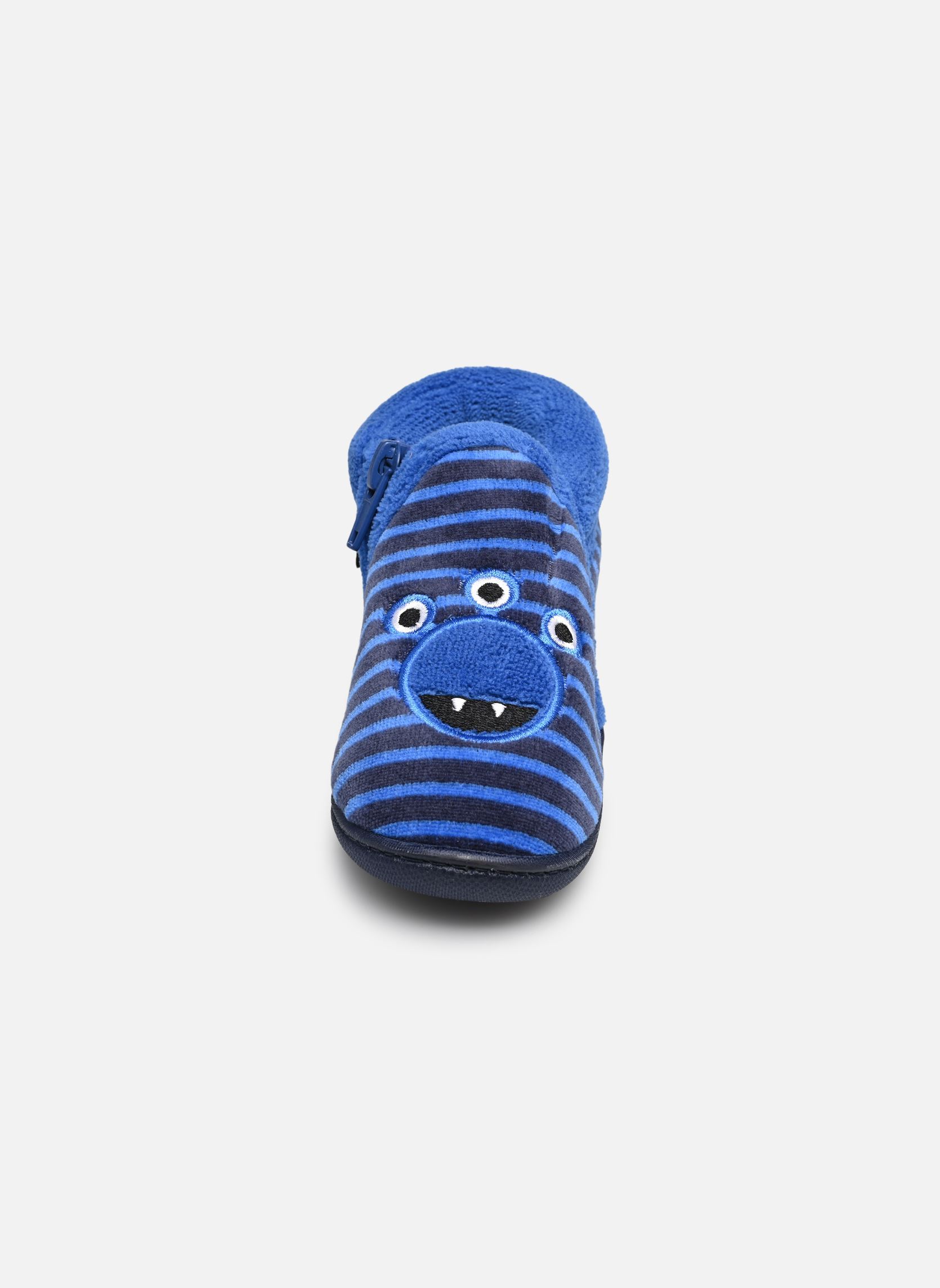 Hausschuhe 99733 jungen blau Isotoner Hausschuhe 99733 jungen blau RAYURES