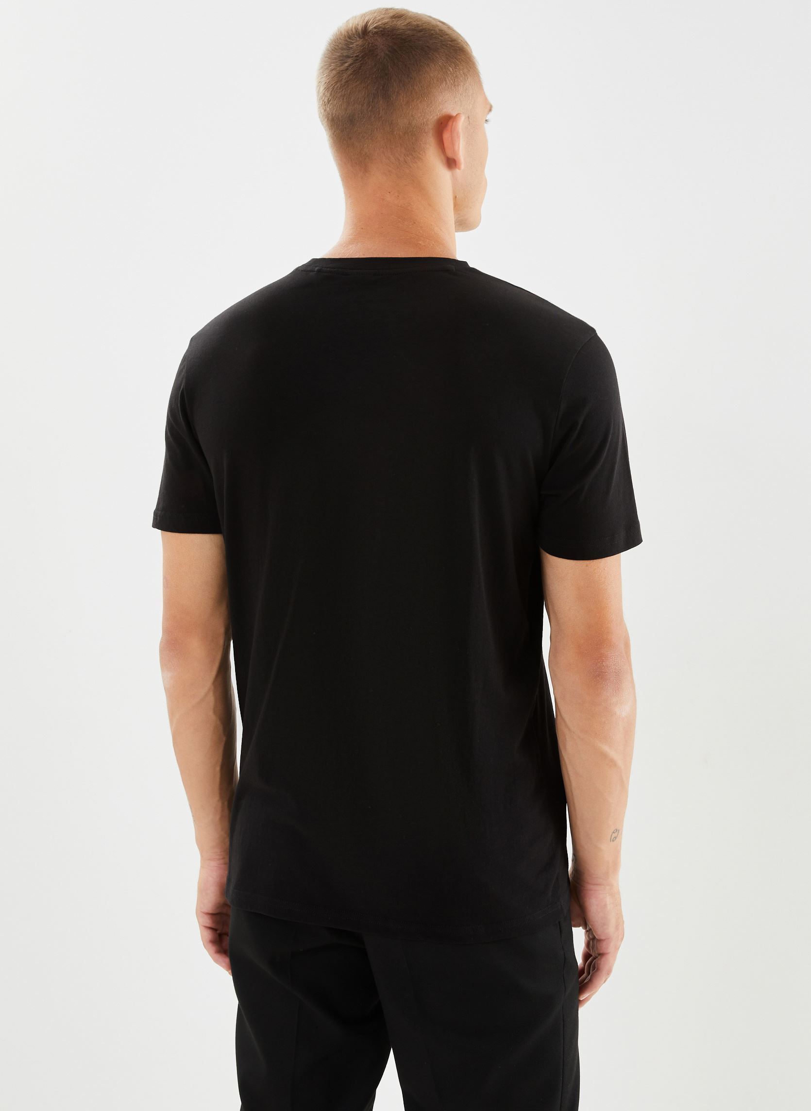 Tee-shirts manches courtes Thinking homme noir BOSS Tee-shirts manches courtes Thinking homme noir BLACK