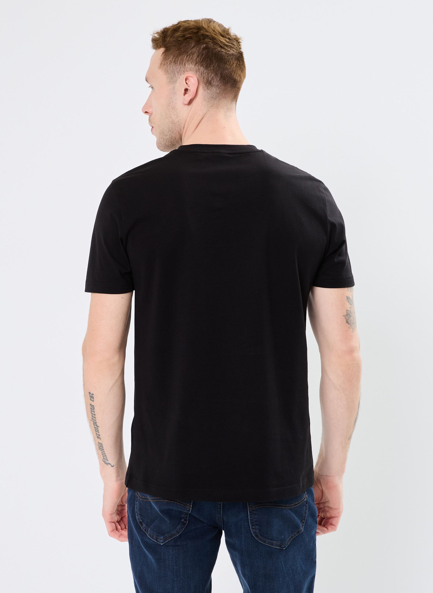 Tee-shirts manches courtes Thinking homme noir BOSS Tee-shirts manches courtes Thinking homme noir 001-BLACK
