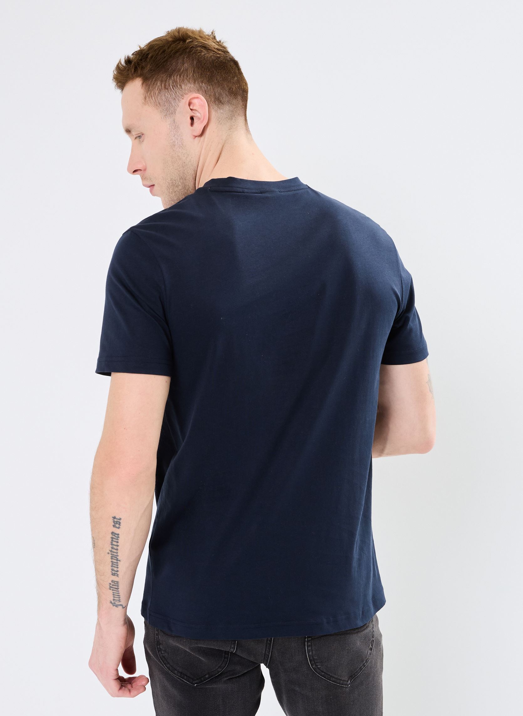 Kurzarm-T-Shirts Thinking herren blau BOSS Kurzarm-T-Shirts Thinking herren blau 50481923-404