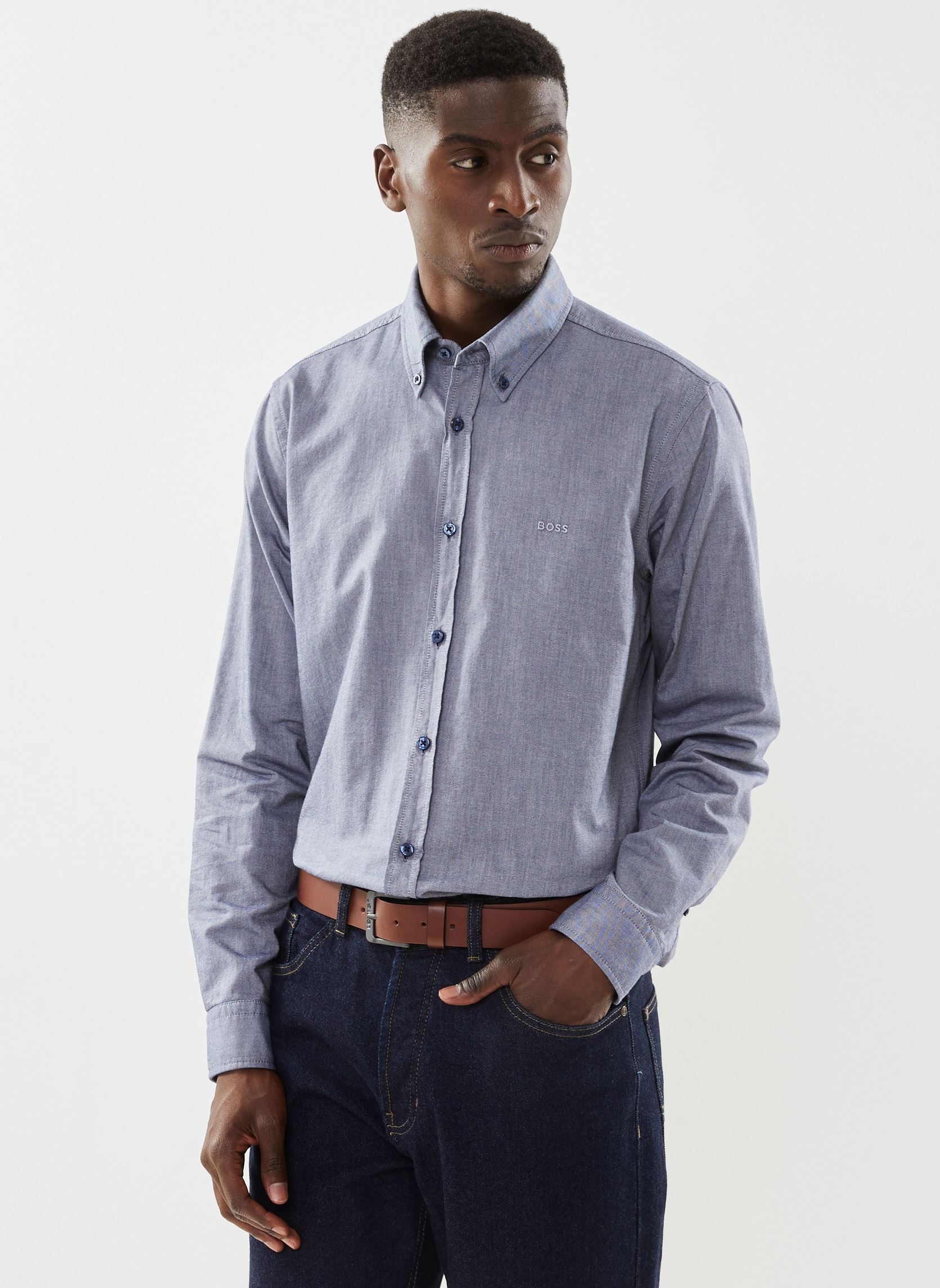 Hemden Rickert herren blau BOSS Hemden Rickert herren blau NAVY