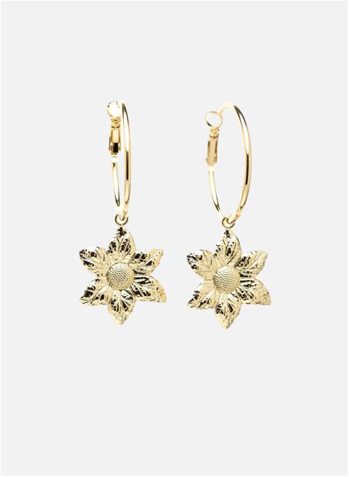 Monsieur Simone Boucles d'oreilles femme or et bronze