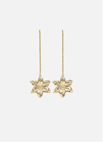Boucles d'oreilles femme or et bronze
