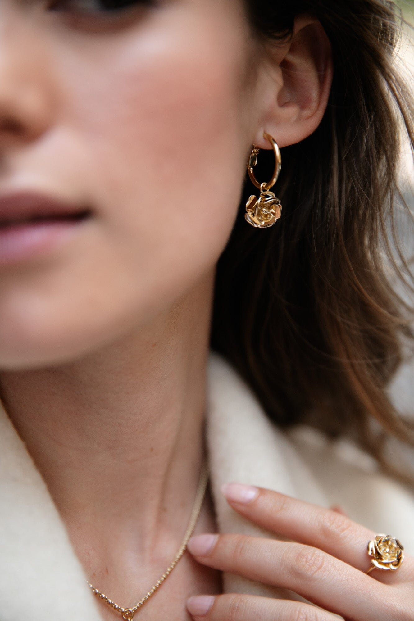 Boucles d'oreilles femme argent Monsieur Simone Boucles d'oreilles femme argent Argent