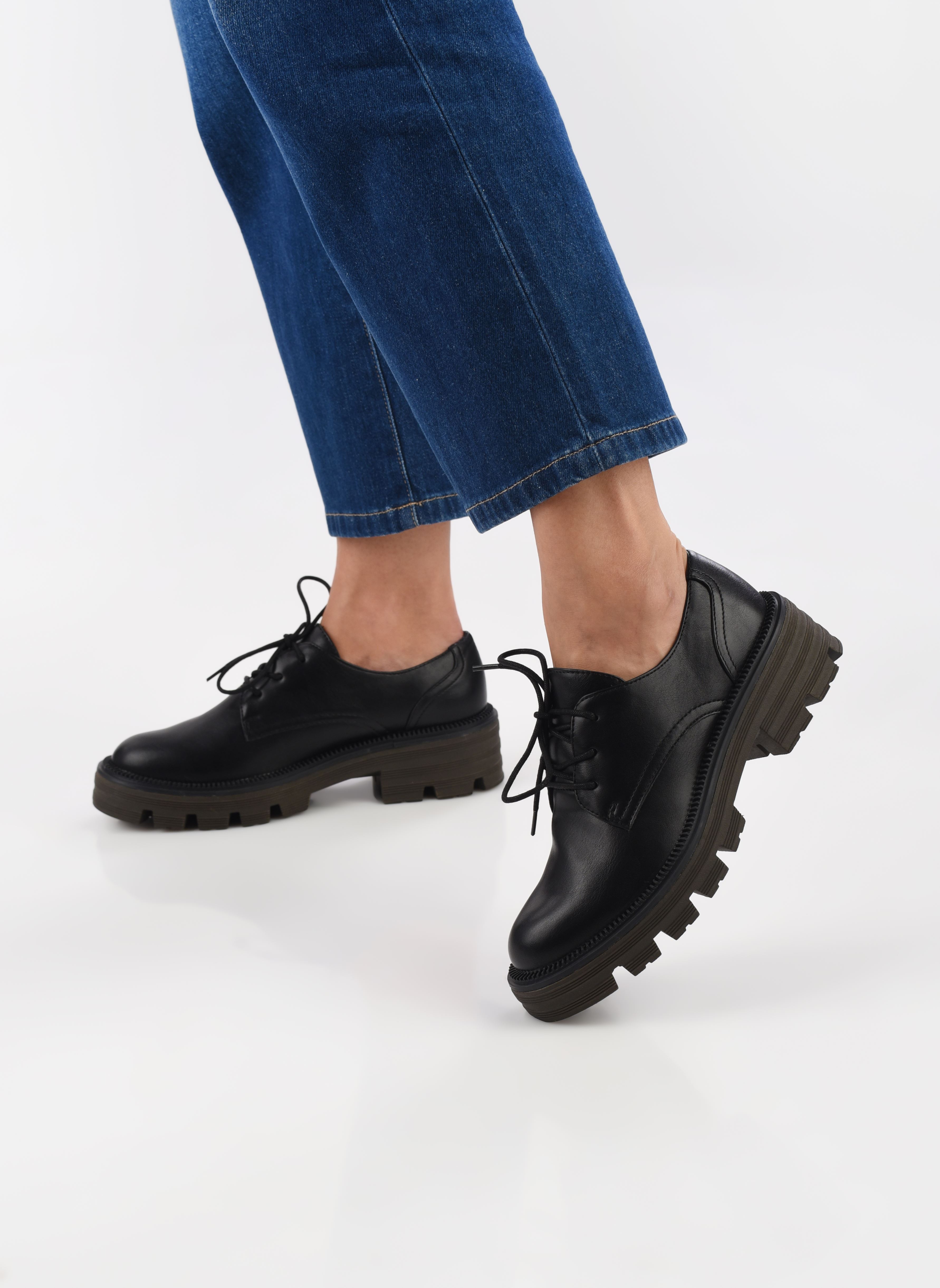 Derbies 23706-21 donna nero Marco Tozzi Derbies 23706-21 donna nero BLACK