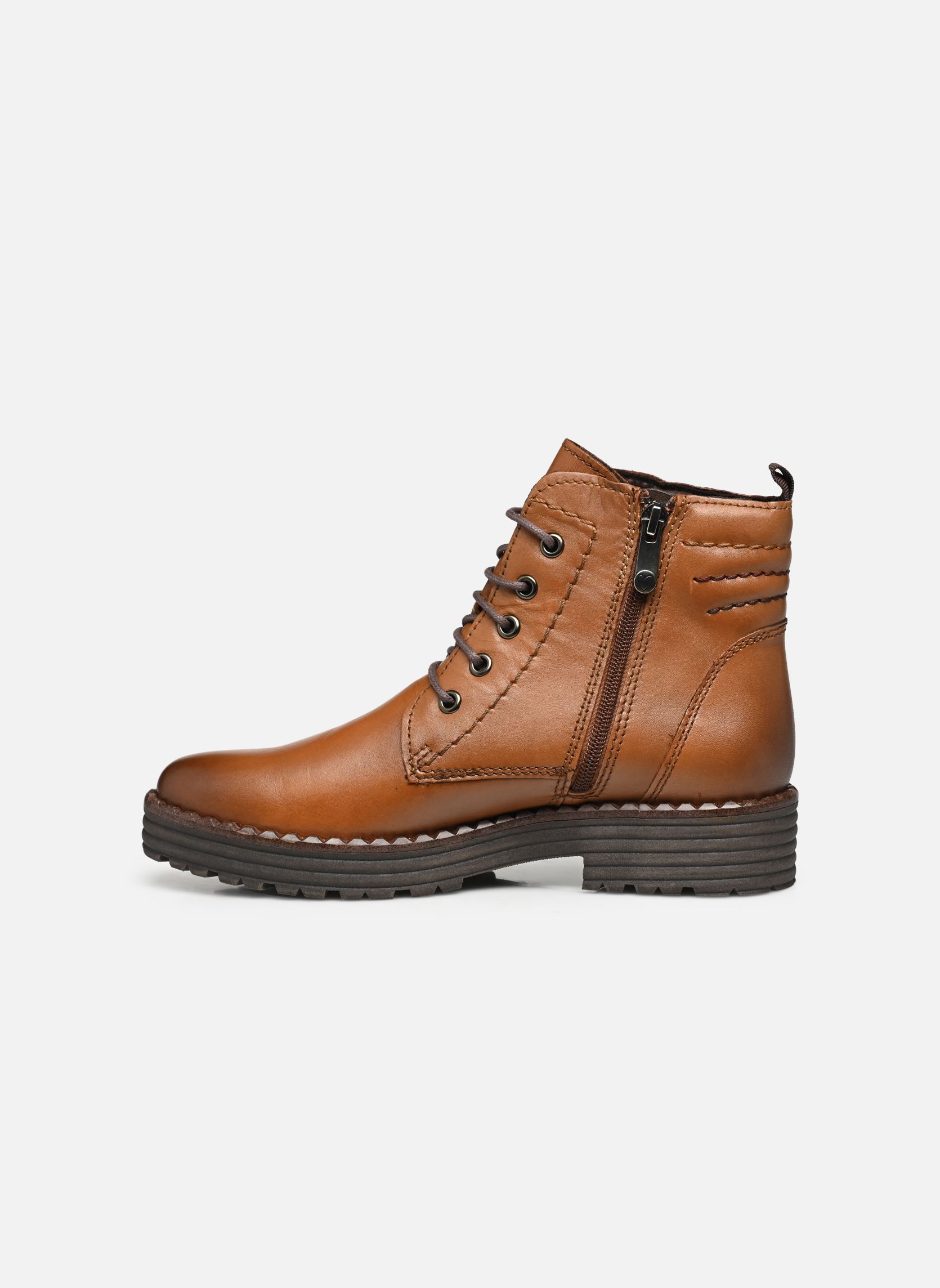 Stivaletti con lacci 25200-21 donna marrone Marco Tozzi Stivaletti con lacci 25200-21 donna marrone COGNAC