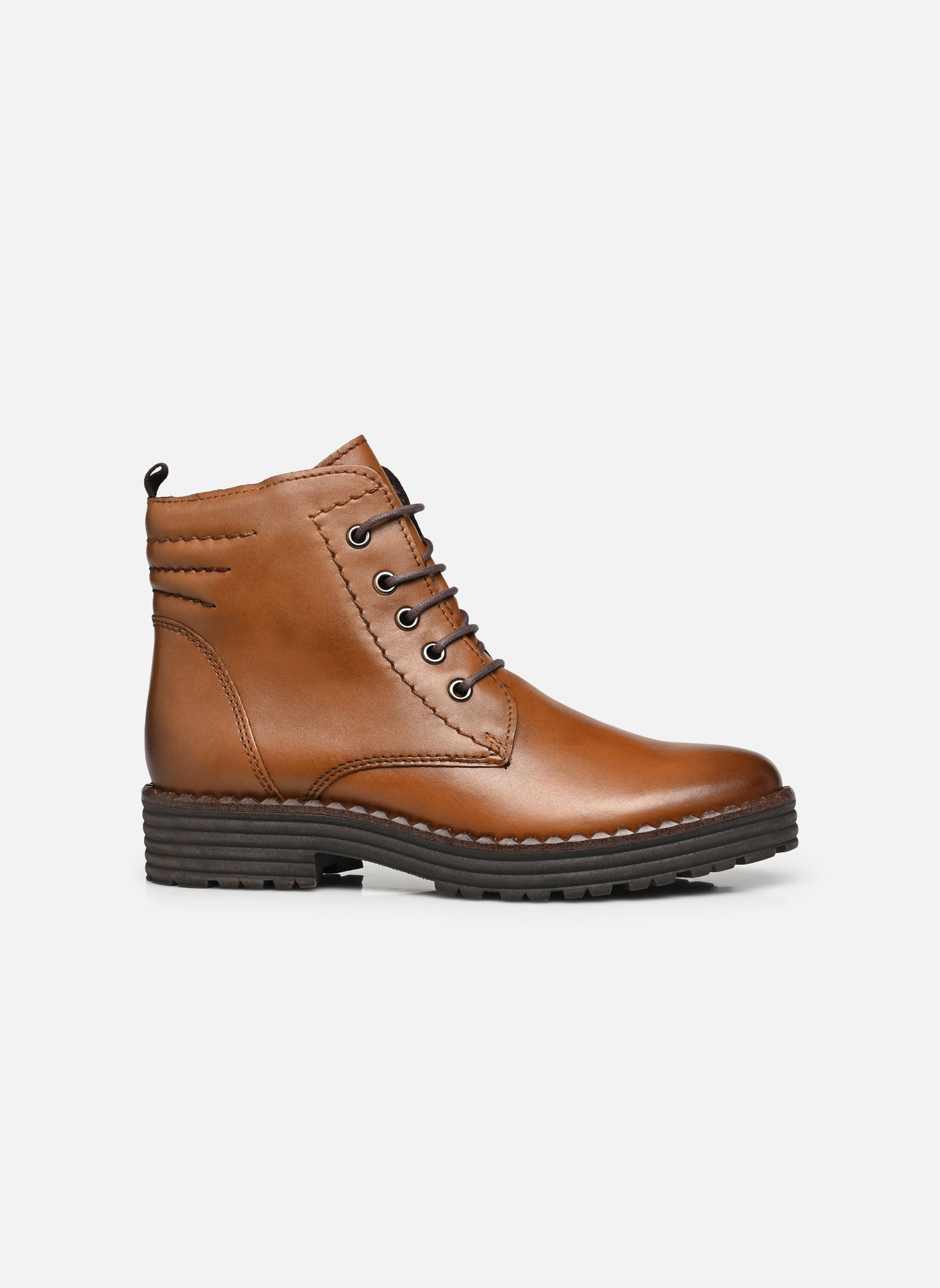 Stivaletti con lacci 25200-21 donna marrone Marco Tozzi Stivaletti con lacci 25200-21 donna marrone COGNAC