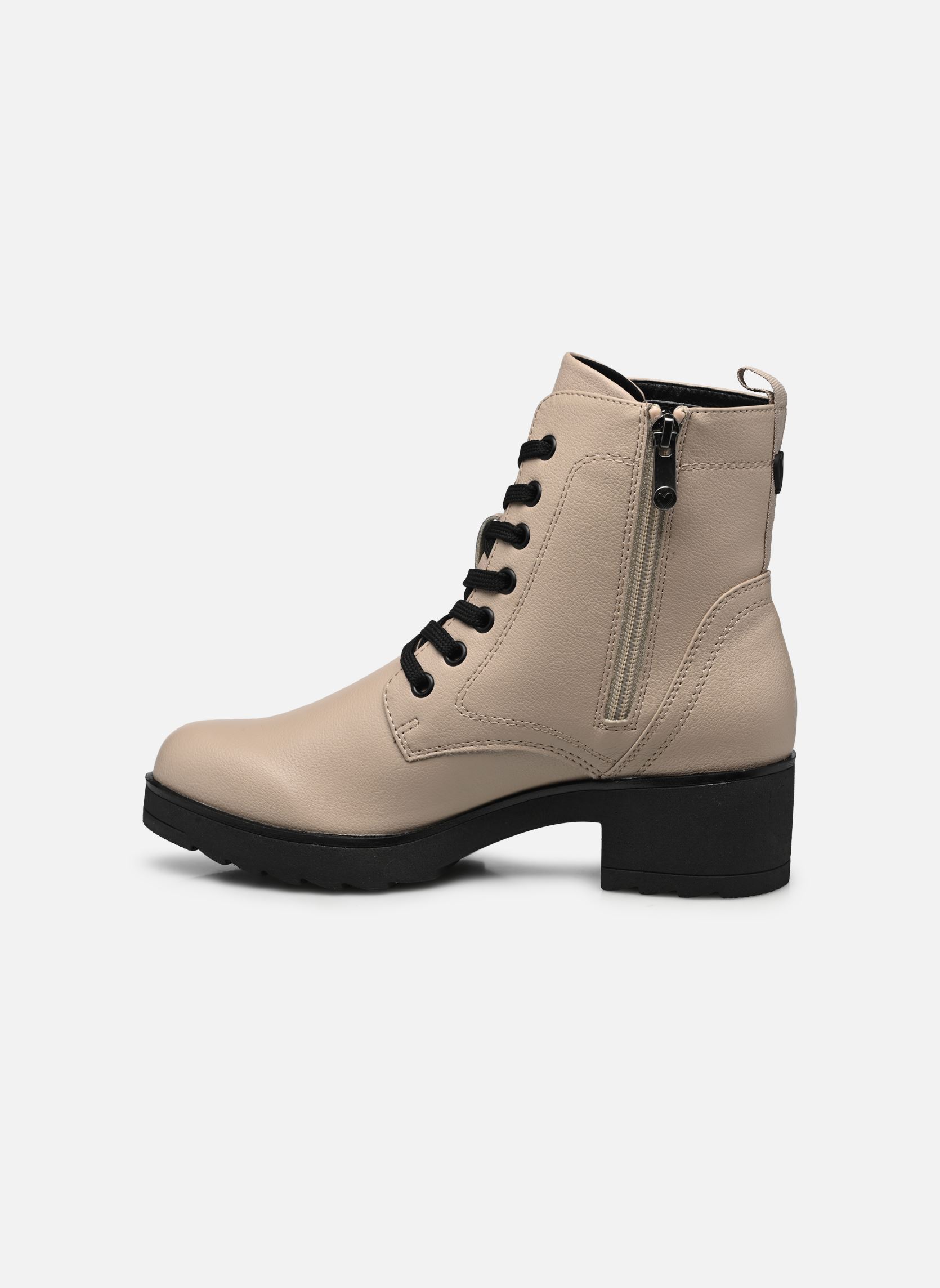 Veterlaarsjes 25262-21 dames beige Marco Tozzi Veterlaarsjes 25262-21 dames beige IVORY COMB