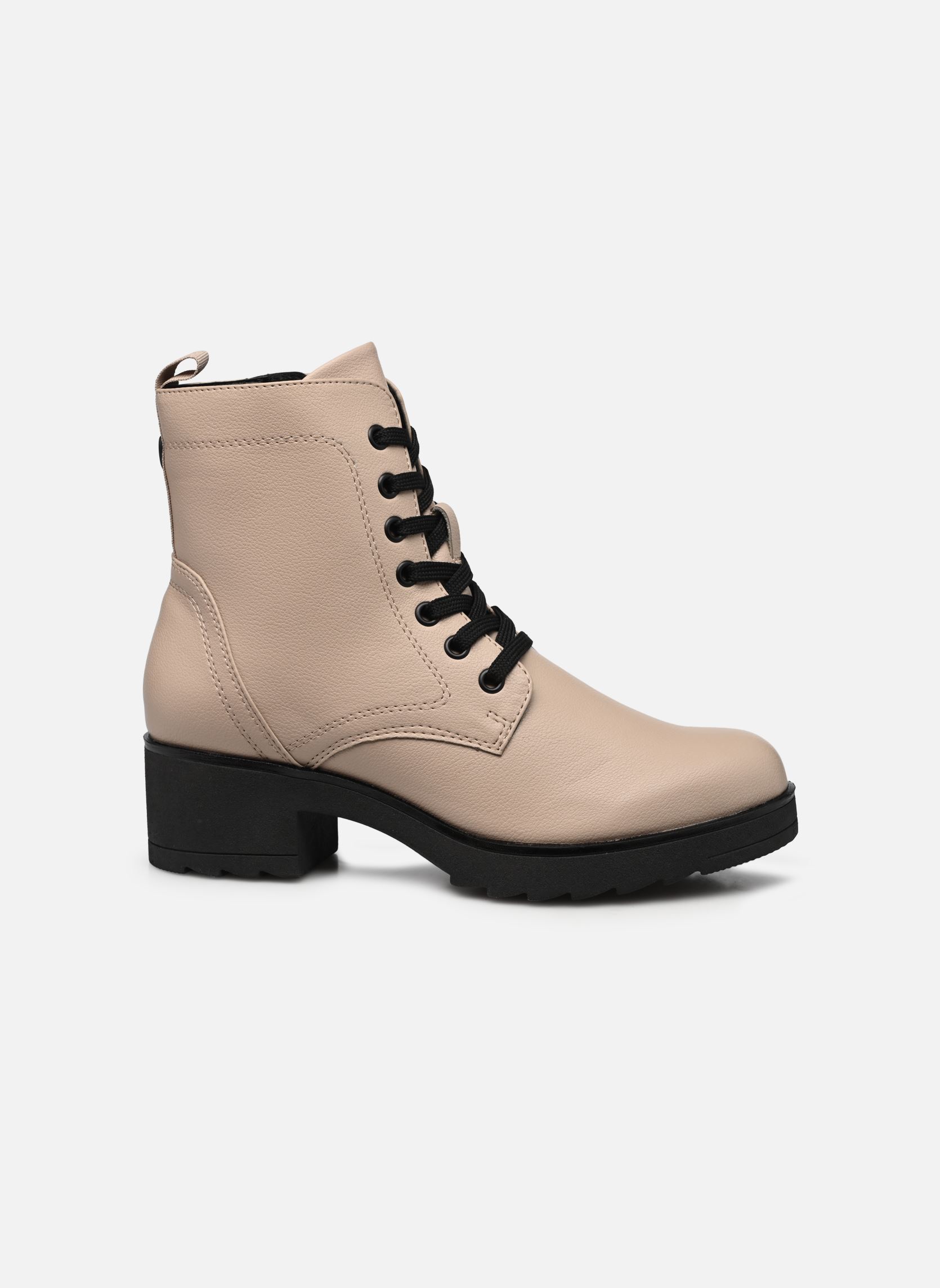 Veterlaarsjes 25262-21 dames beige Marco Tozzi Veterlaarsjes 25262-21 dames beige IVORY COMB