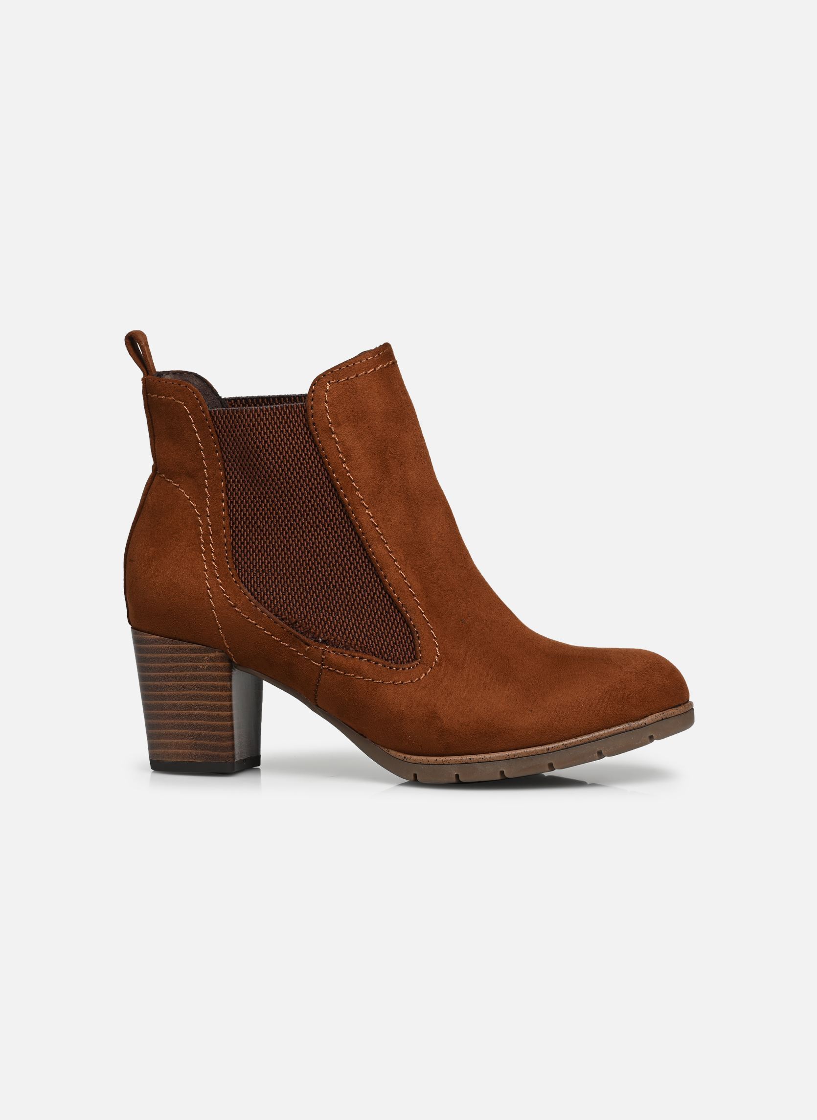 Geschnürte Stiefeletten 25355-21 damen braun Marco Tozzi Geschnürte Stiefeletten 25355-21 damen braun COGNAC