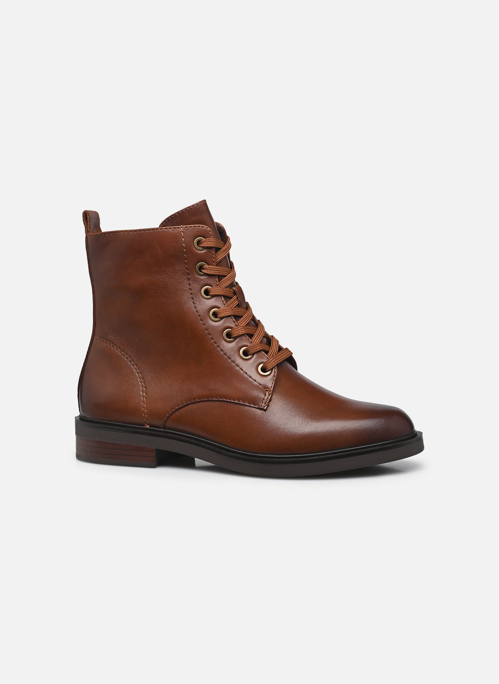 Geschnürte Stiefeletten 25228-41 damen braun Caprice Geschnürte Stiefeletten 25228-41 damen braun COGNAC NAPPA