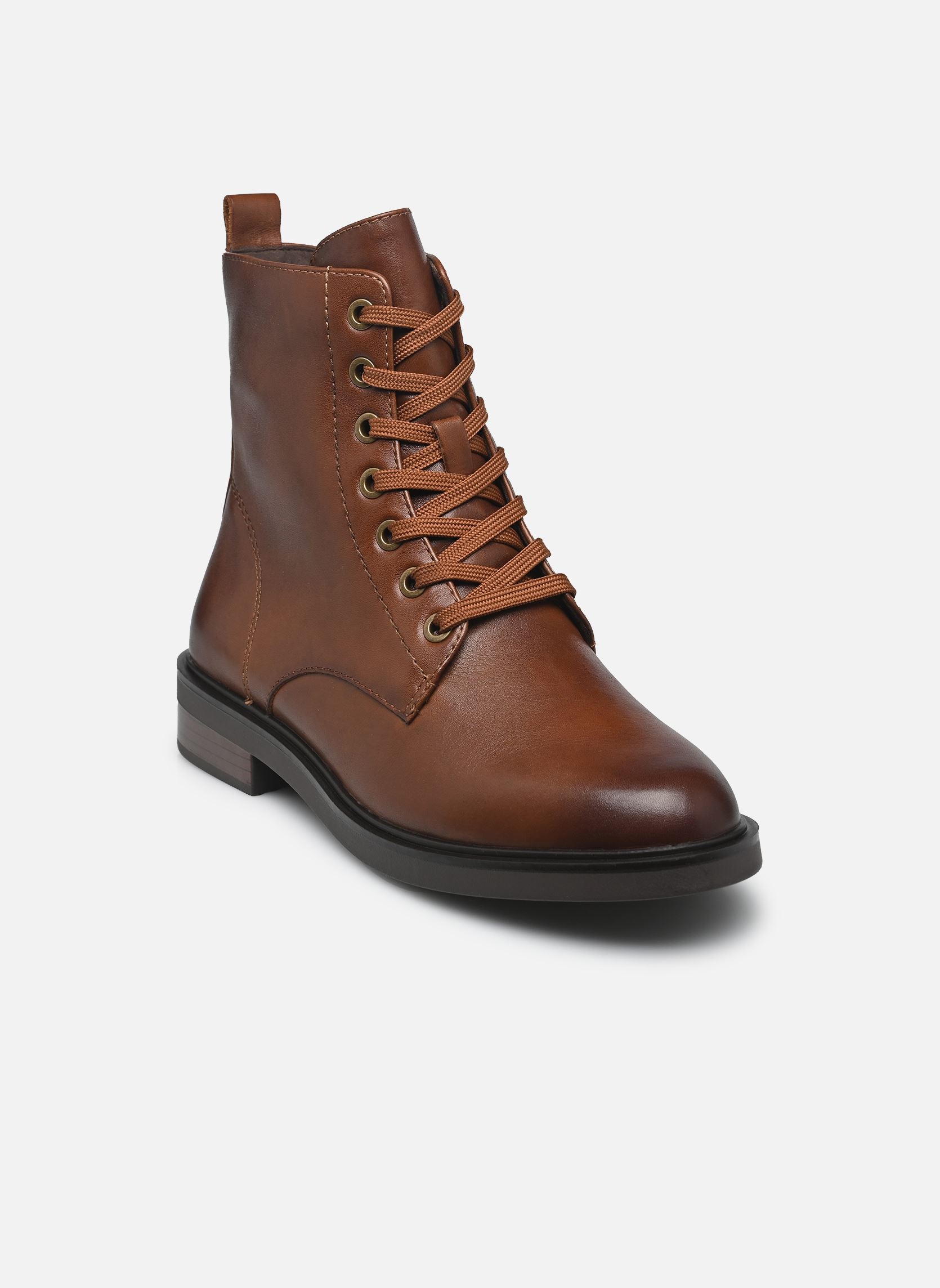 Geschnürte Stiefeletten 25228-41 damen braun Caprice Geschnürte Stiefeletten 25228-41 damen braun COGNAC NAPPA