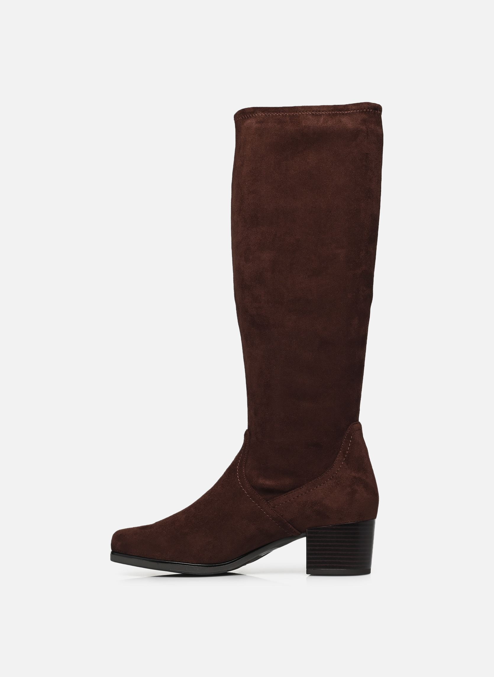 CAPRICE Stivali Sopra Il Ginocchio Donna 9-25510-41 - Larghezza G, Tacco A Blocco 2 Cm, Tessuto Elasticizzato, Comodi E Stilosi